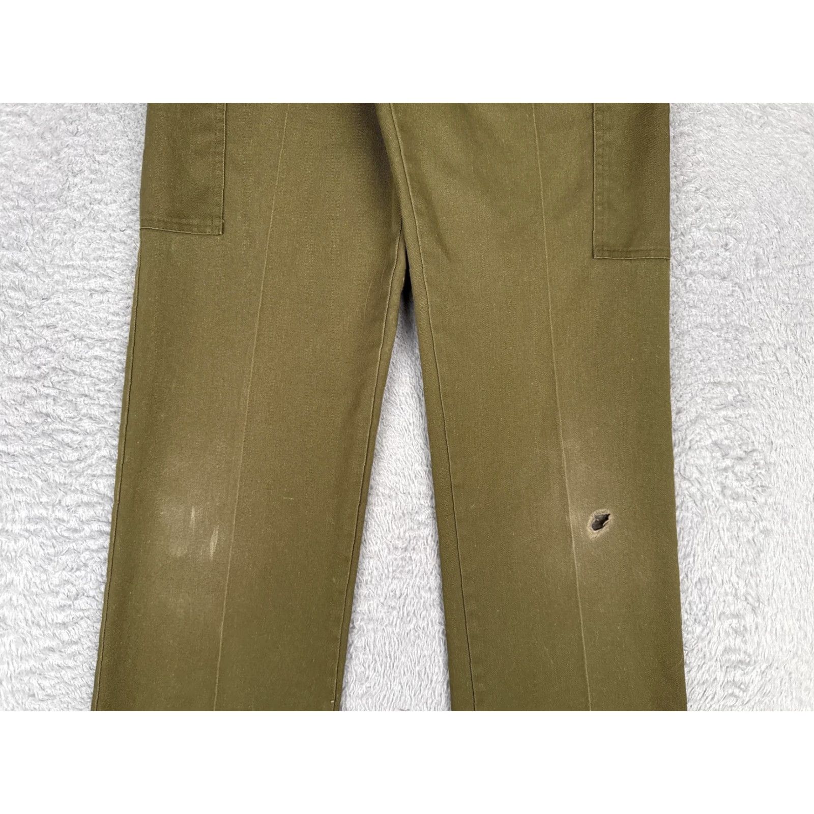 Vintage VINTAGE Boy Scouts of America Pants Mens 28x34 Green Twill Uniform Size US 28 / EU 44 - 3 Thumbnail