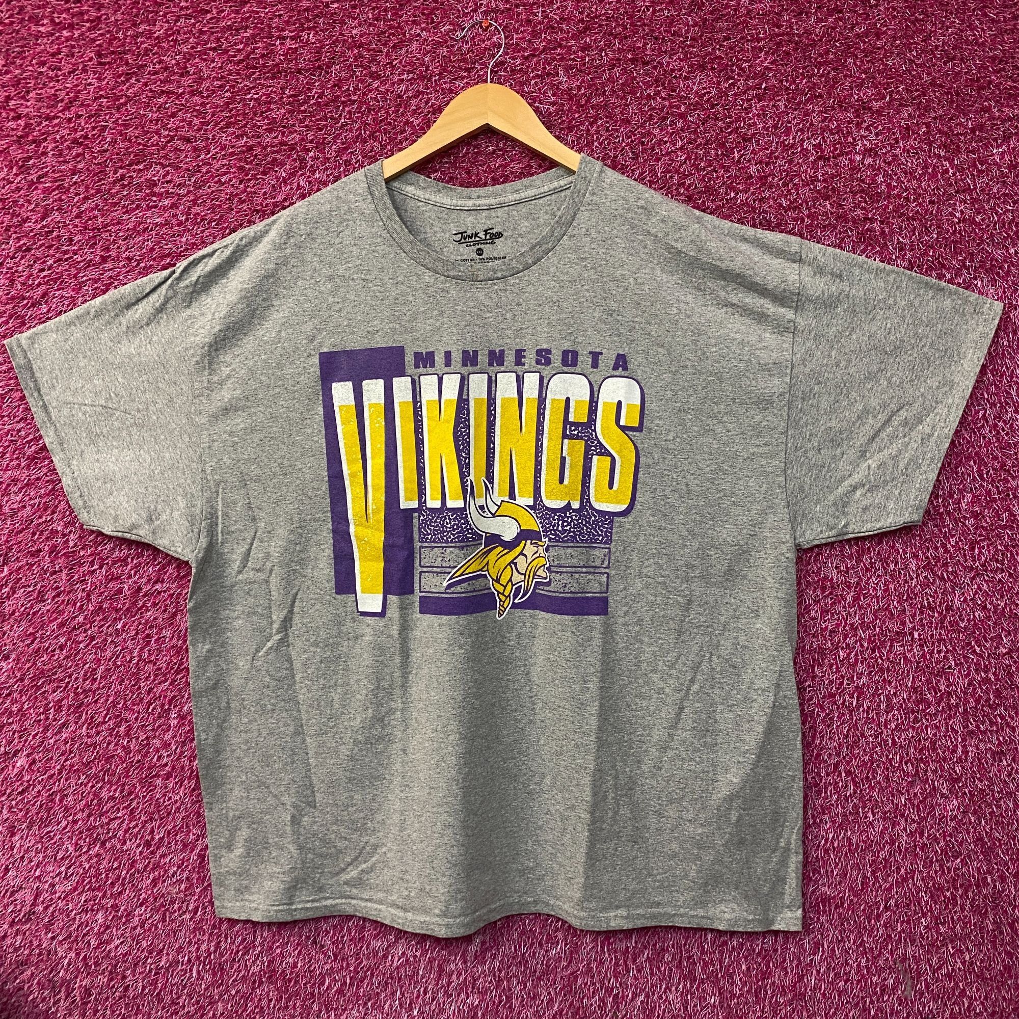 Junk Food Junk Food NFL Minnesota Vikings Logo Complete T-Shirt 2XL Size US XXL / EU 58 / 5 - 1 Thumbnail