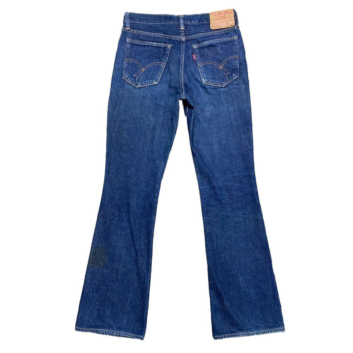 image of Vintage The Flat Head Denim Flare Jeans Lot1007 in Blue, Men's (Size 28)