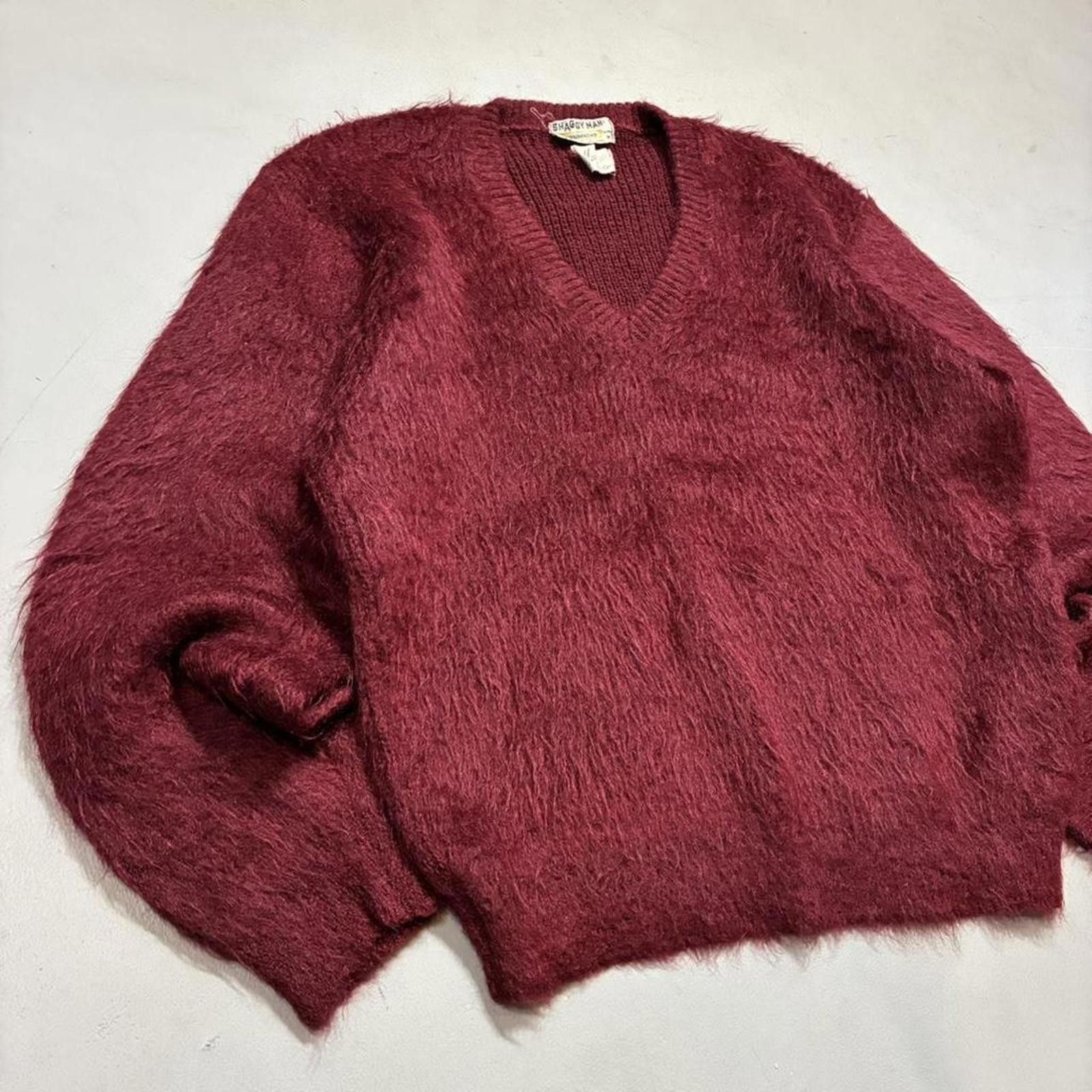 Vintage Vintage 1960s Shaggy Mohair 'Kurt Cobain' Sweater Size US M / EU 48-50 / 2 - 3 Thumbnail