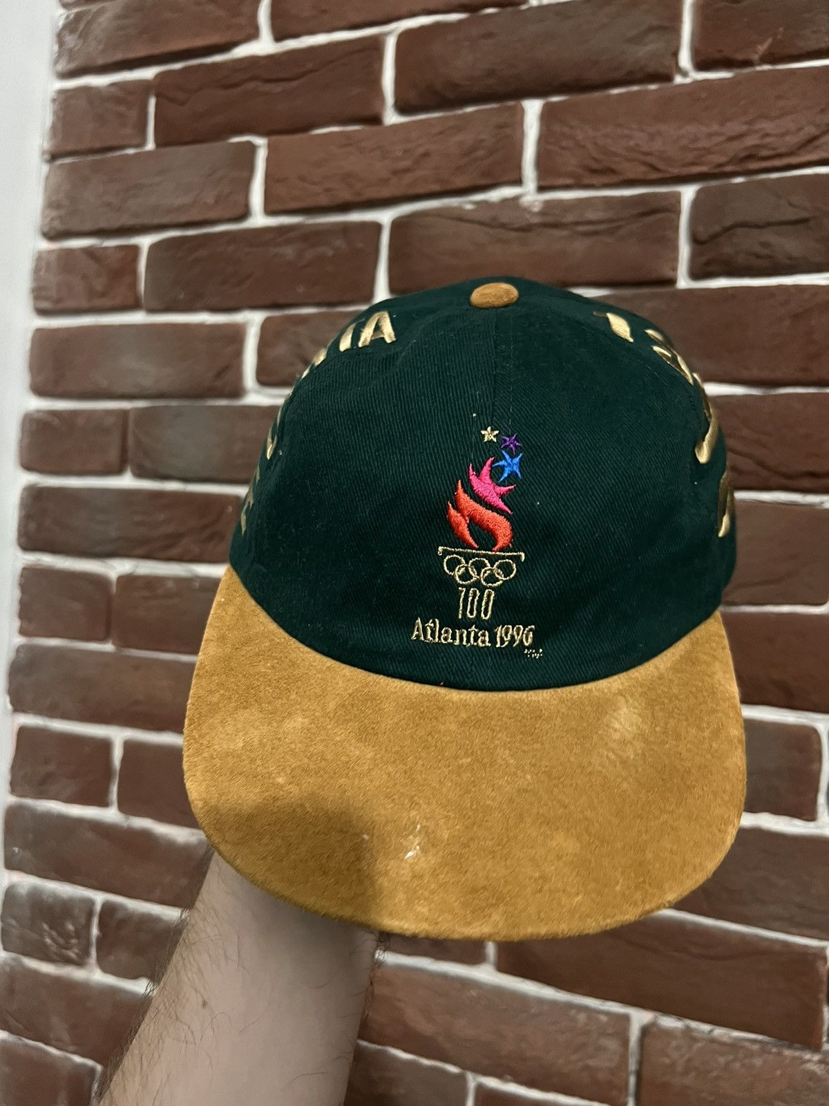 USA Olympics Dad Hat Cap American Olympics 1996 Atlanta McDonald’s Hype Size ONE SIZE - 4 Thumbnail