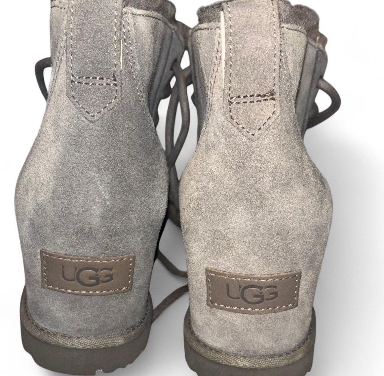 Ugg UGG Femme Lace Up Wedge Boot Size US 9 / IT 39 - 5 Thumbnail