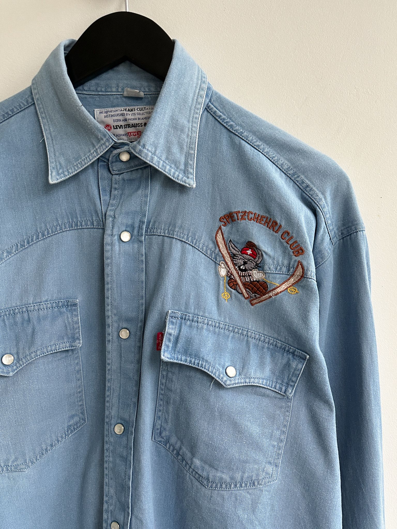 Levi's Vintage Levi's Denim Shirt Size US L / EU 52-54 / 3 - 5 Thumbnail