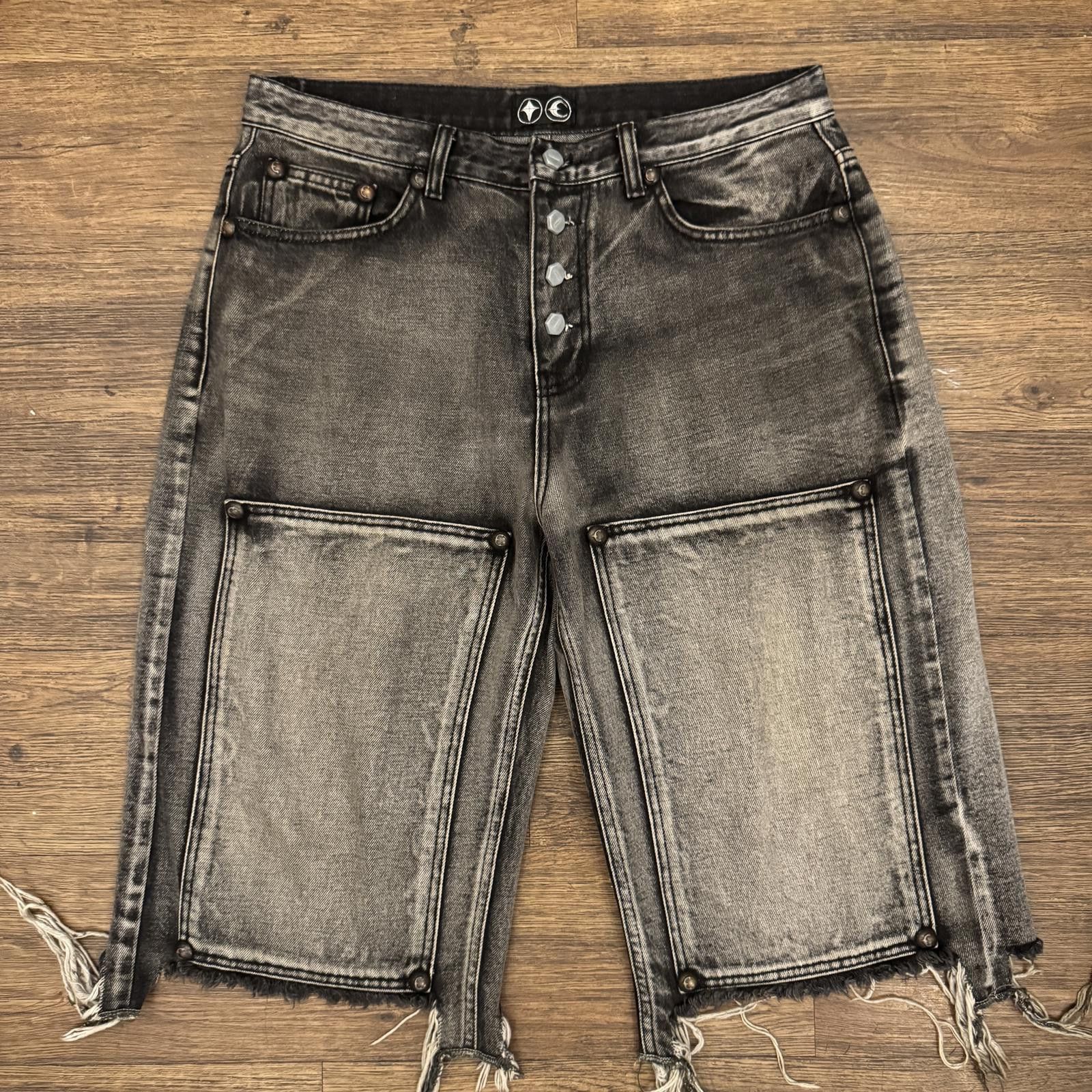 Thug Club Thug Club Jean Shorts Size US 34 / EU 50 - 1 Thumbnail