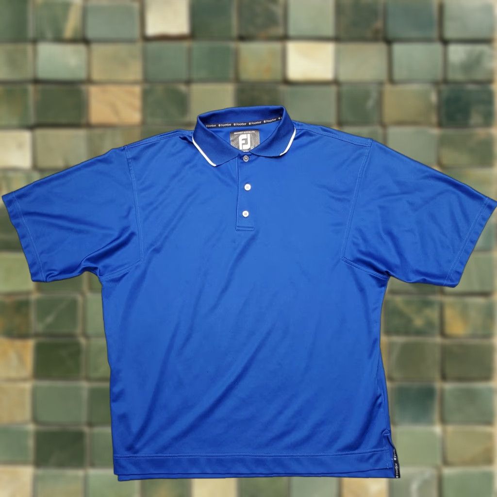 Footjoy Footjoy Polo Shirt Mens L Blue Polyester Prodry Superlite Performance Golf Size US L / EU 52-54 / 3 - 1 Thumbnail