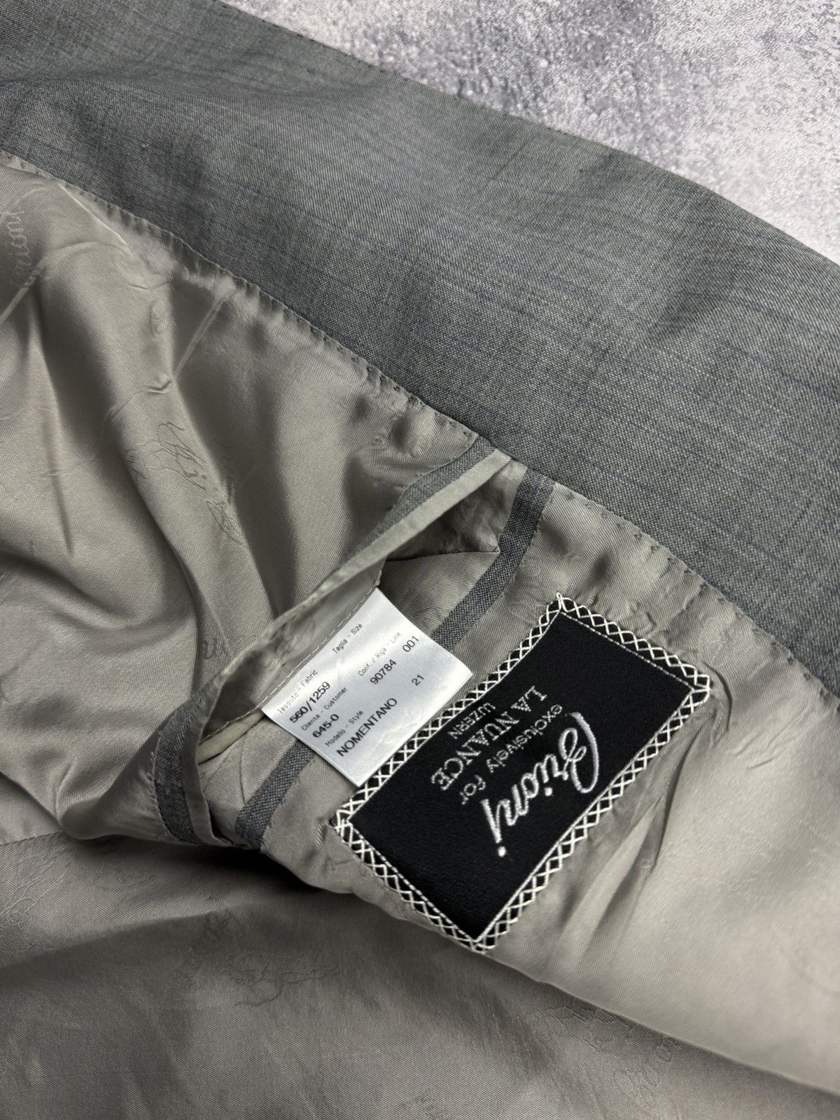Brioni Brioni x La Nuance Luzern Wool Nomentano Blazer Suit Jacket Size 40R - 15 Thumbnail