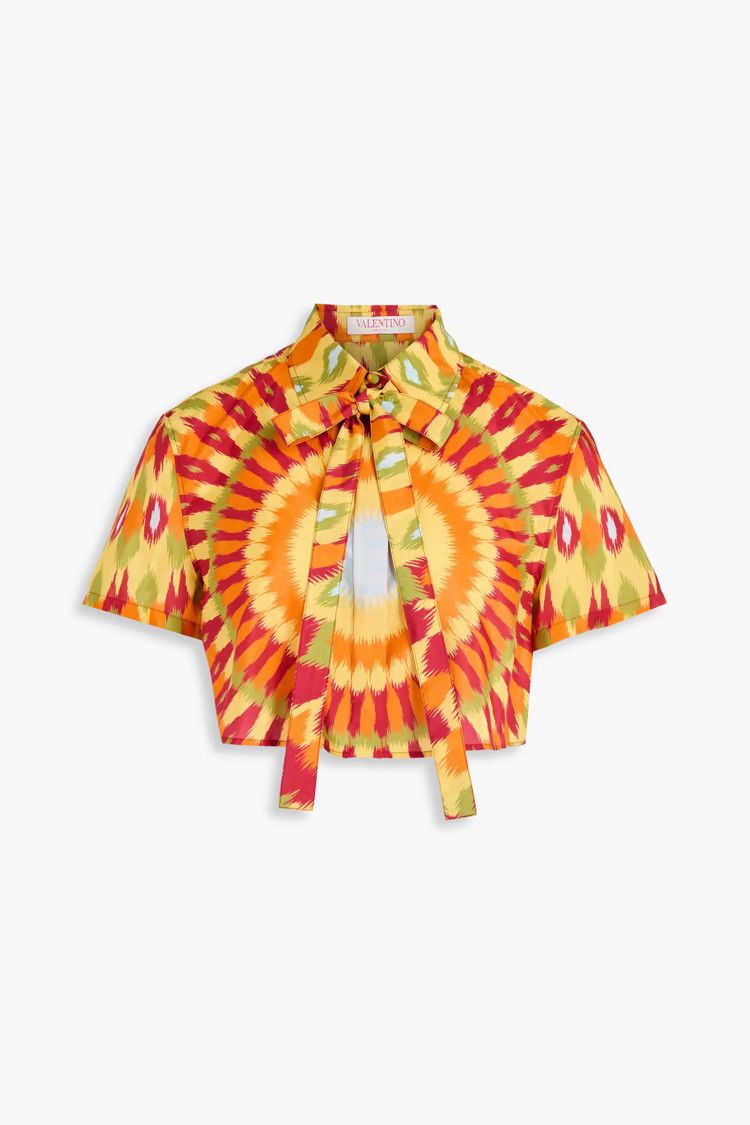 Valentino o1y0326 Patterned Shirt in Multicolor Size XS / US 0-2 / IT 36-38 - 1 Thumbnail