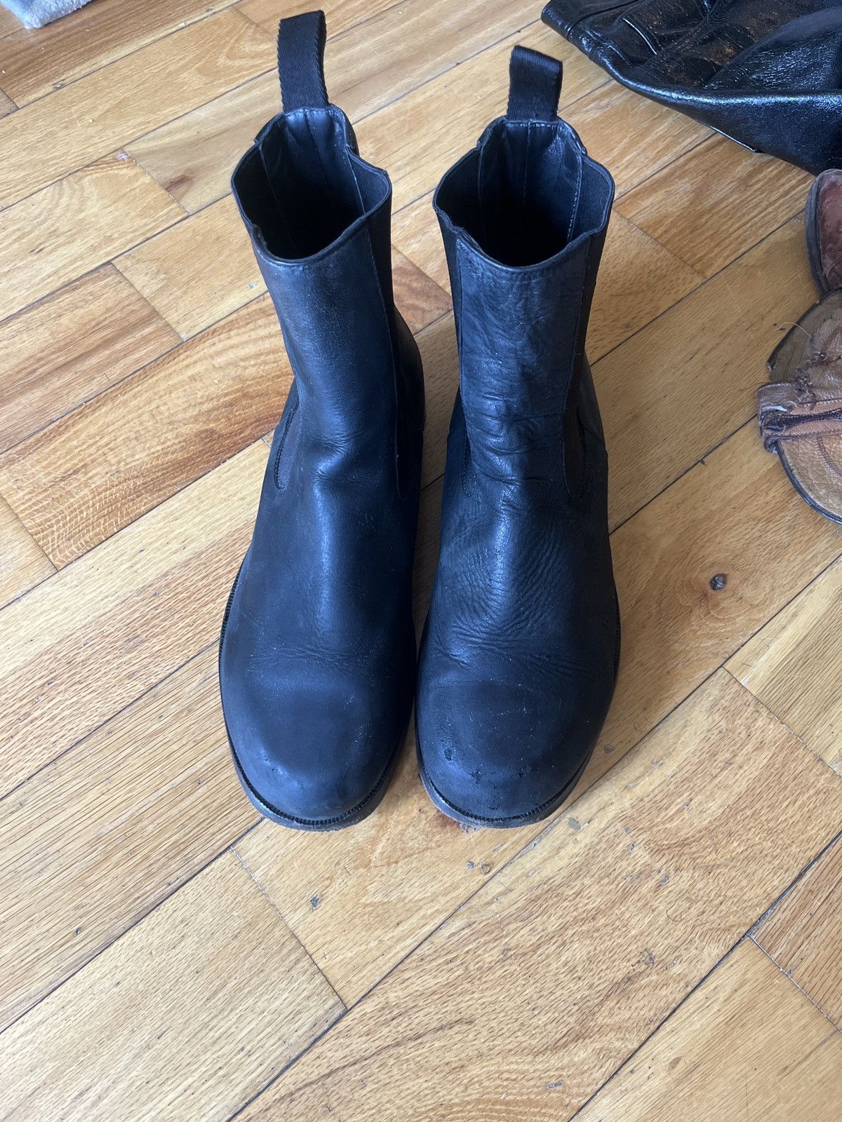 1017 ALYX 9SM Alyx suede chelsea boots circa 2016 Size US 13 / EU 46 - 2 Thumbnail