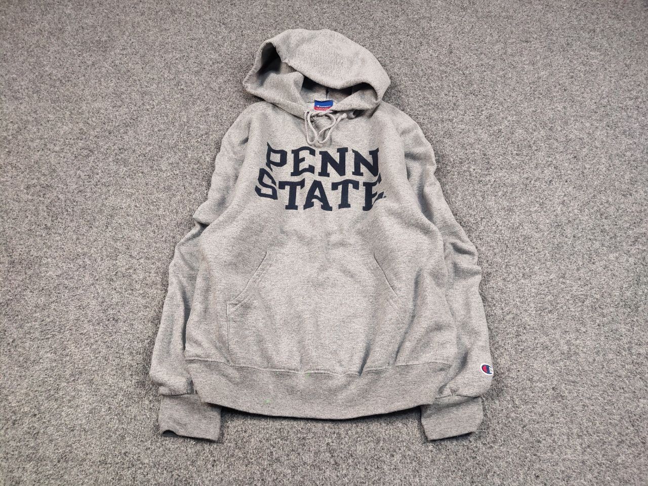 Champion Vintage 90's Champion Penn State Logo Gray Blank Hoodie Size US M / EU 48-50 / 2 - 2 Thumbnail