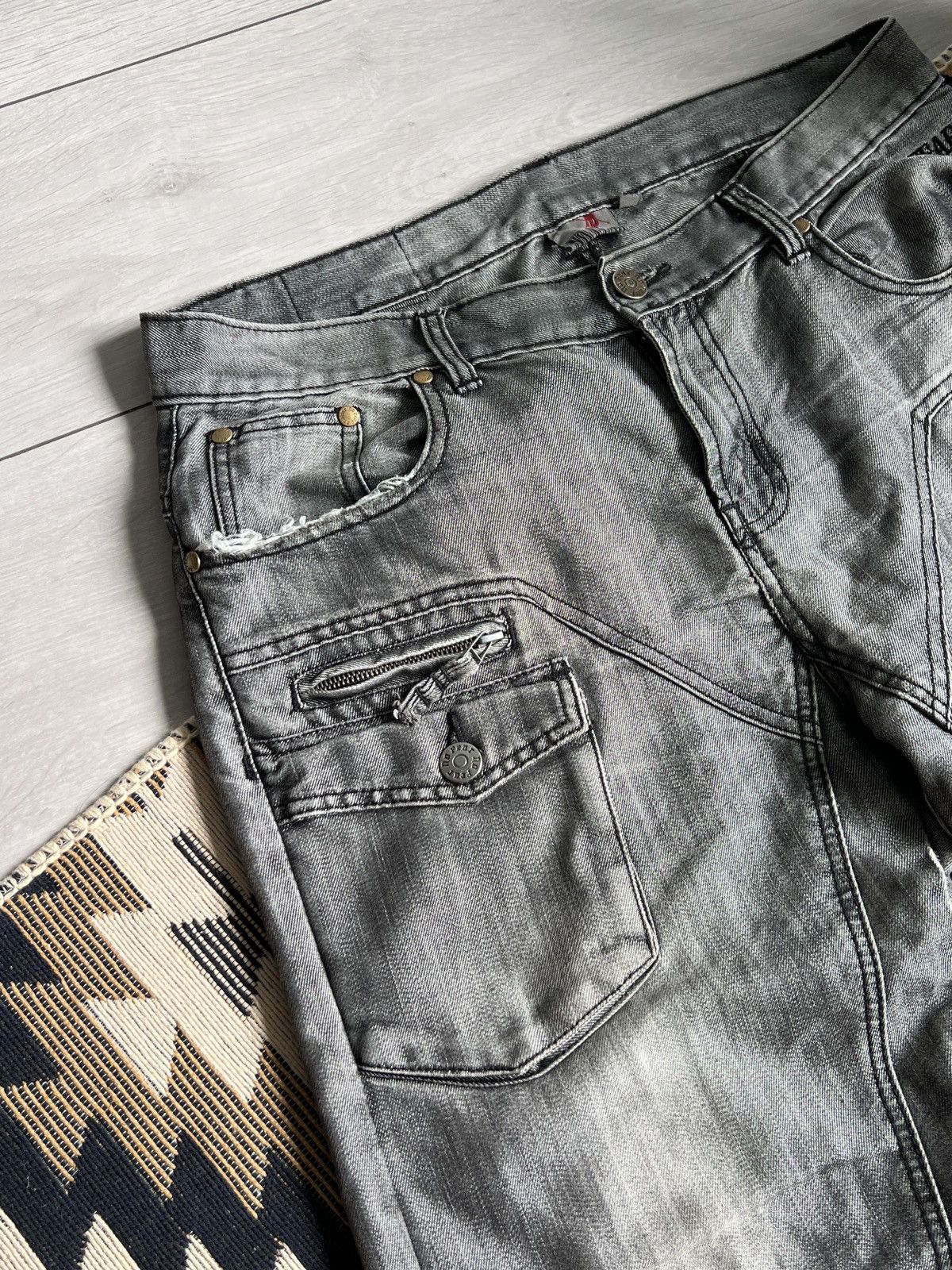 No Fear Vintage No Fear Baggy Y2K Denim Pants Size US 34 / EU 50 - 12 Thumbnail
