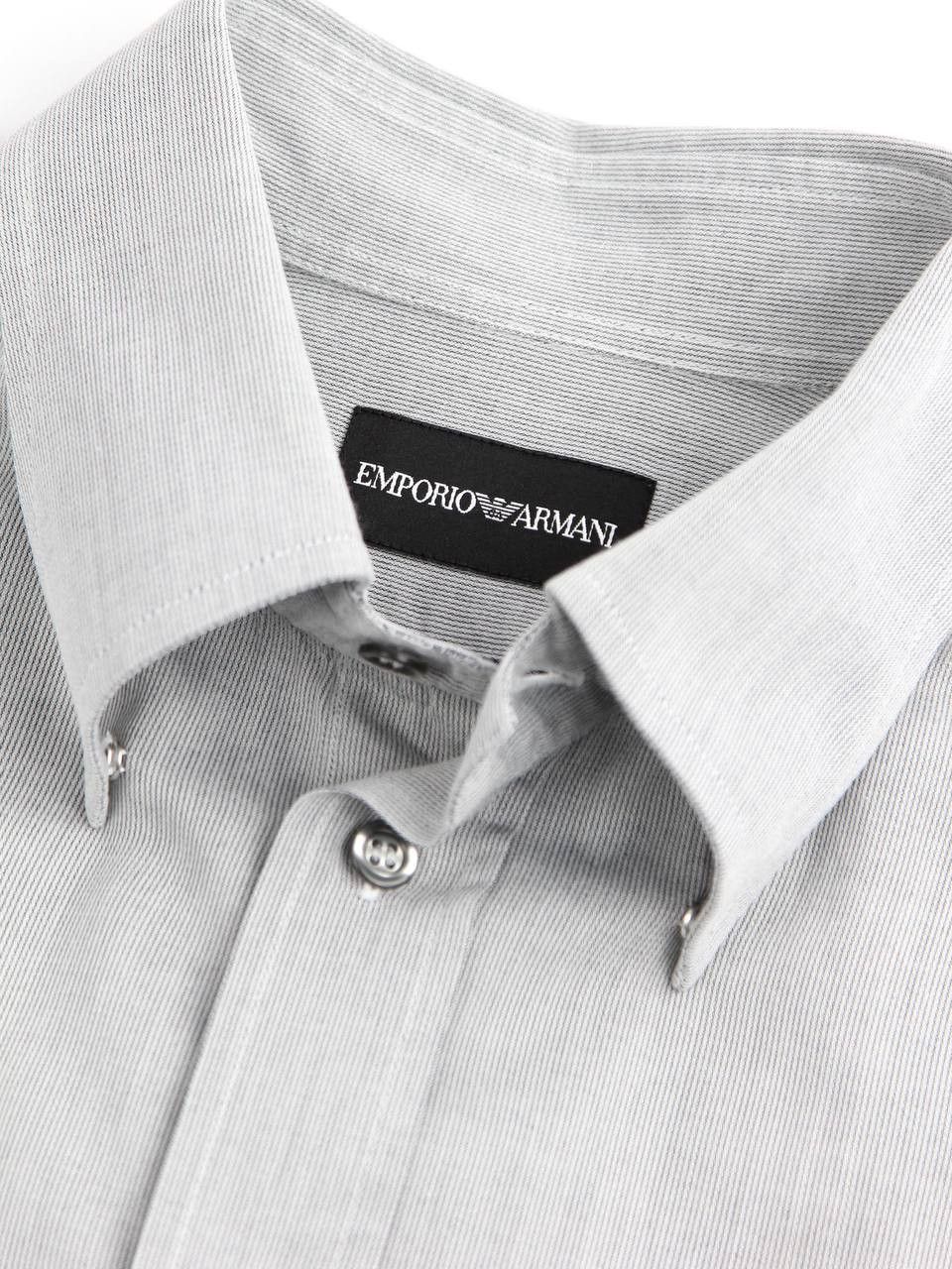 Emporio Armani EMPORIO ARMANI Cotton shirt with logo Size US L / EU 52-54 / 3 - 8 Thumbnail