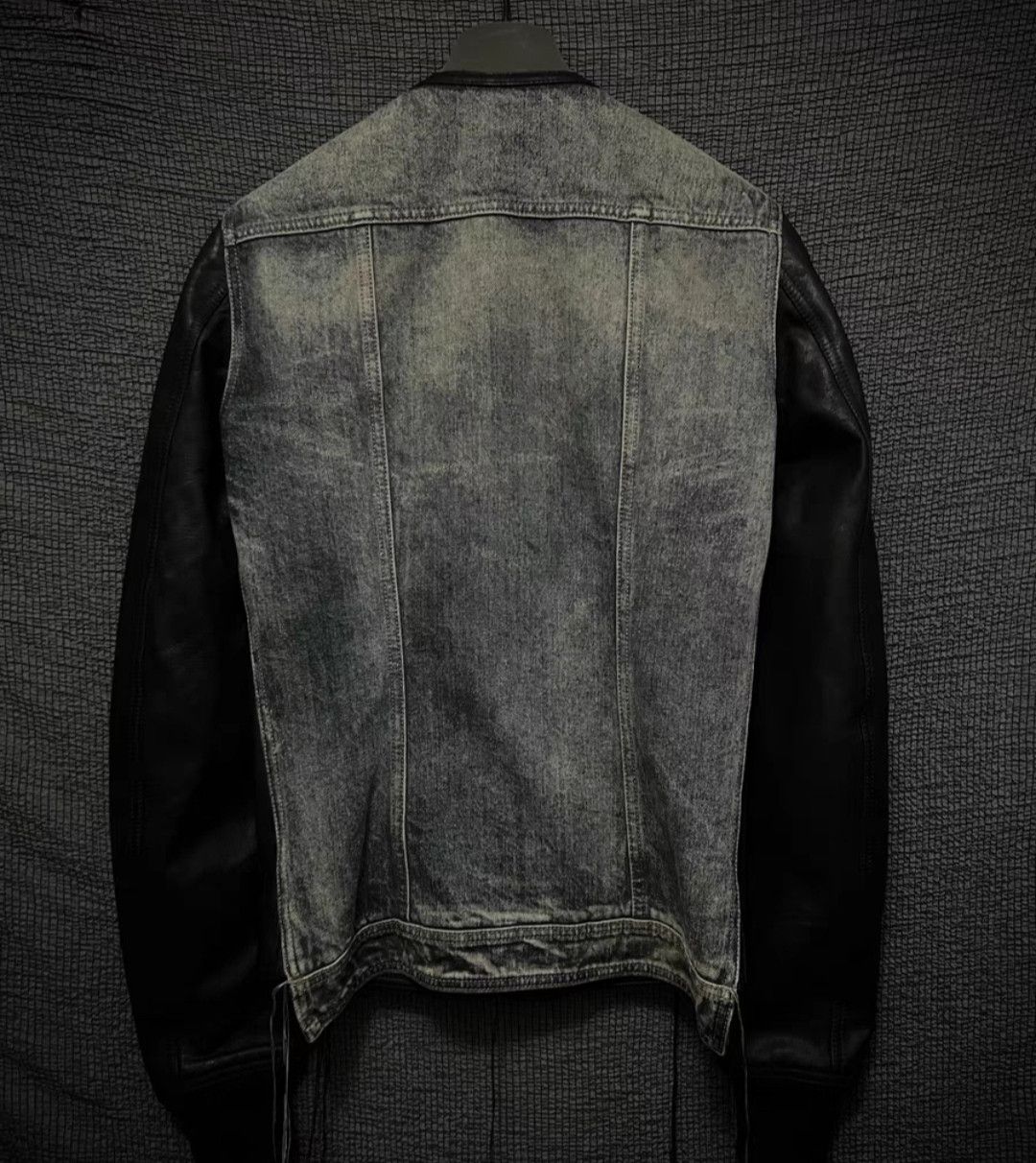 Rick Owens RickOwens19ss mainline fringed denim patchwork jacket Size US S / EU 44-46 / 1 - 6 Thumbnail