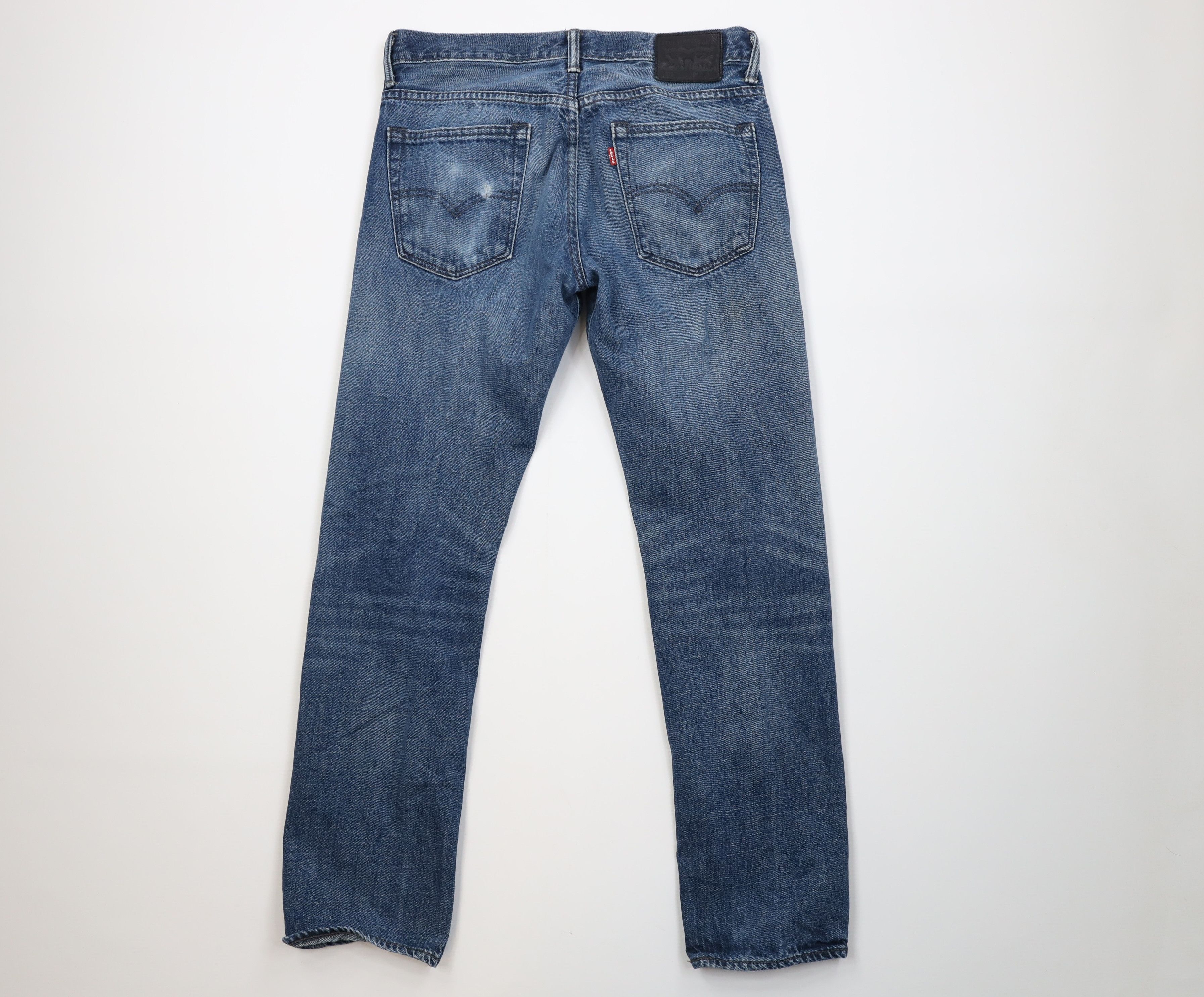 Levi's Vintage Y2K Levis 513 Slim Fit Straight Leg Denim Jeans Blue Size US 32 / EU 48 - 9 Thumbnail