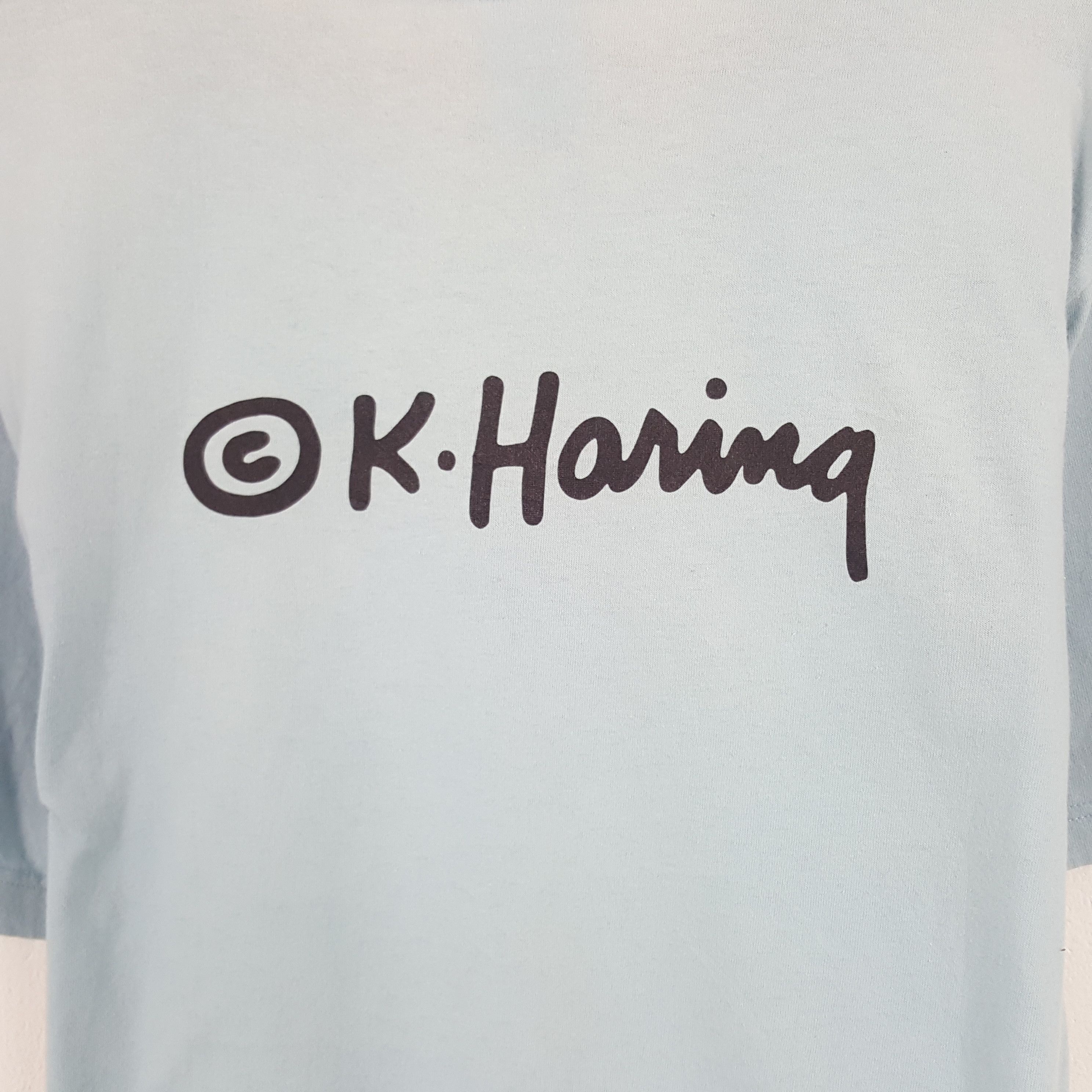 Japanese Brand × Keith Haring × Vintage Vintage Keith Haring Calling Tshirt Size US L / EU 52-54 / 3 - 4 Thumbnail