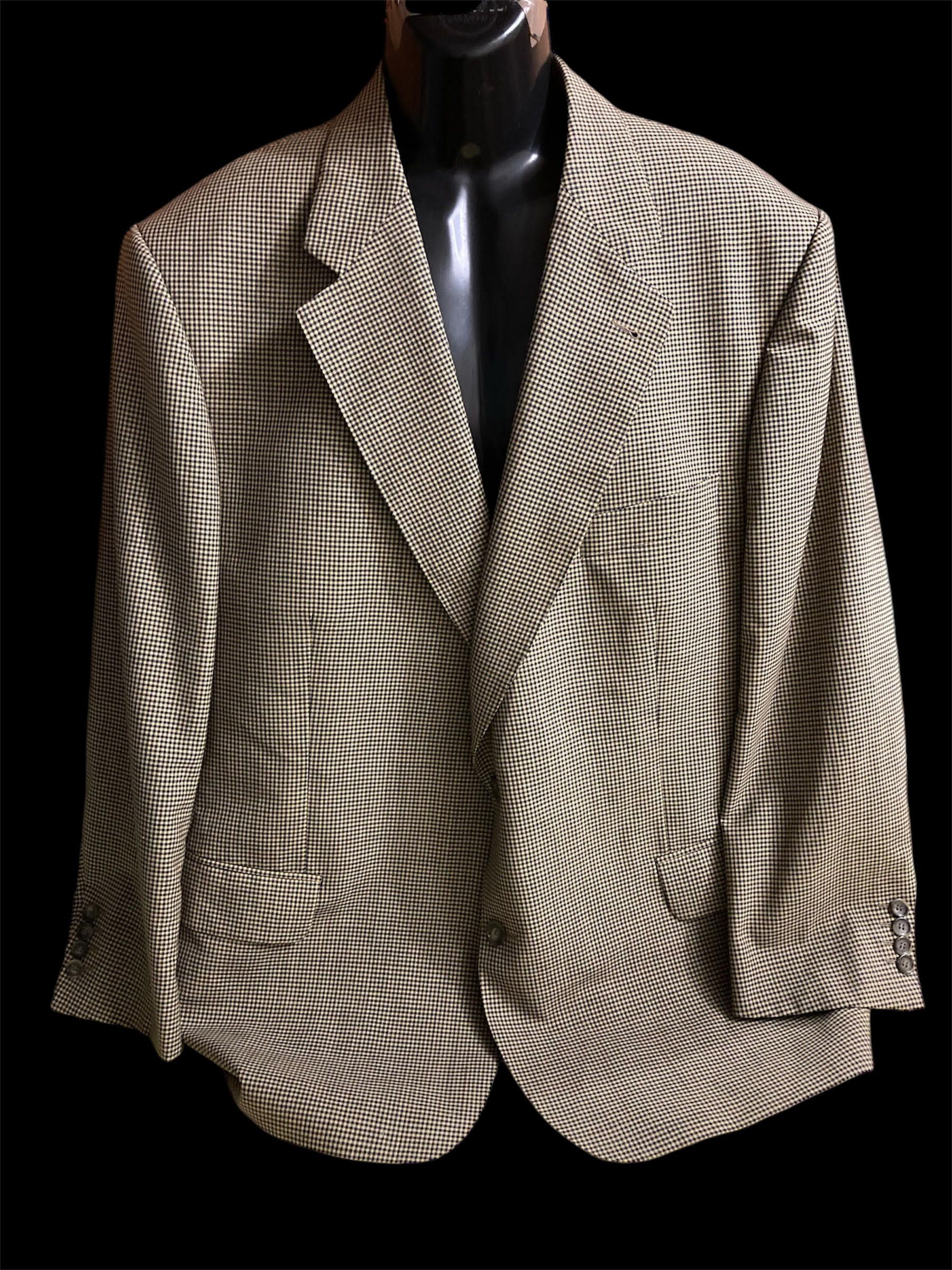 Burberry × Burberry Prorsum × Vintage Vintage Burberry Prorsum Checked Classic Blazer Size US XL / EU 56 / 4 - 1 Thumbnail