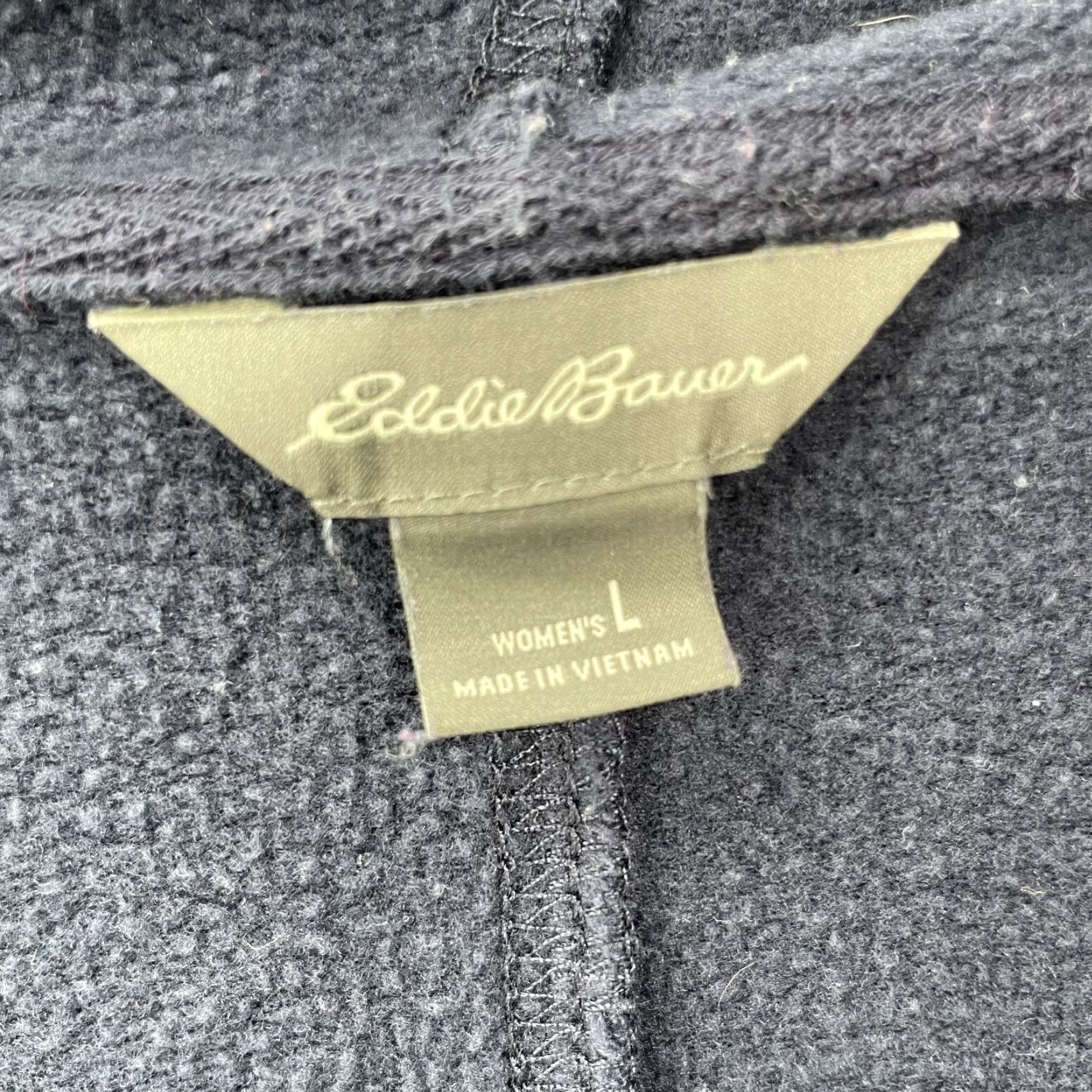 Eddie Bauer Eddie Bauer Cardigan Women's Cape Large Navy Sweater Athleisure Travel Hike Gorp Size L / US 10 / IT 46 - 3 Thumbnail