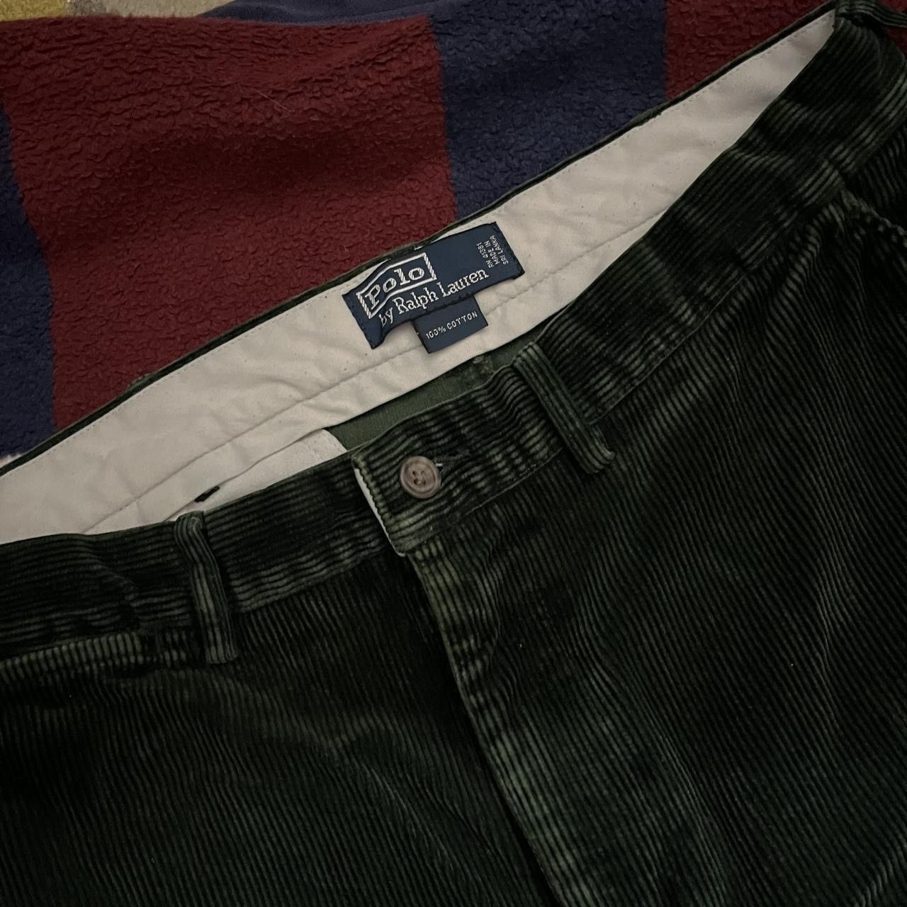 Polo Ralph Lauren Polo Ralph Lauren Y2K Forest Green Corduroy Preppy chino Size US 34 / EU 50 - 2 Thumbnail
