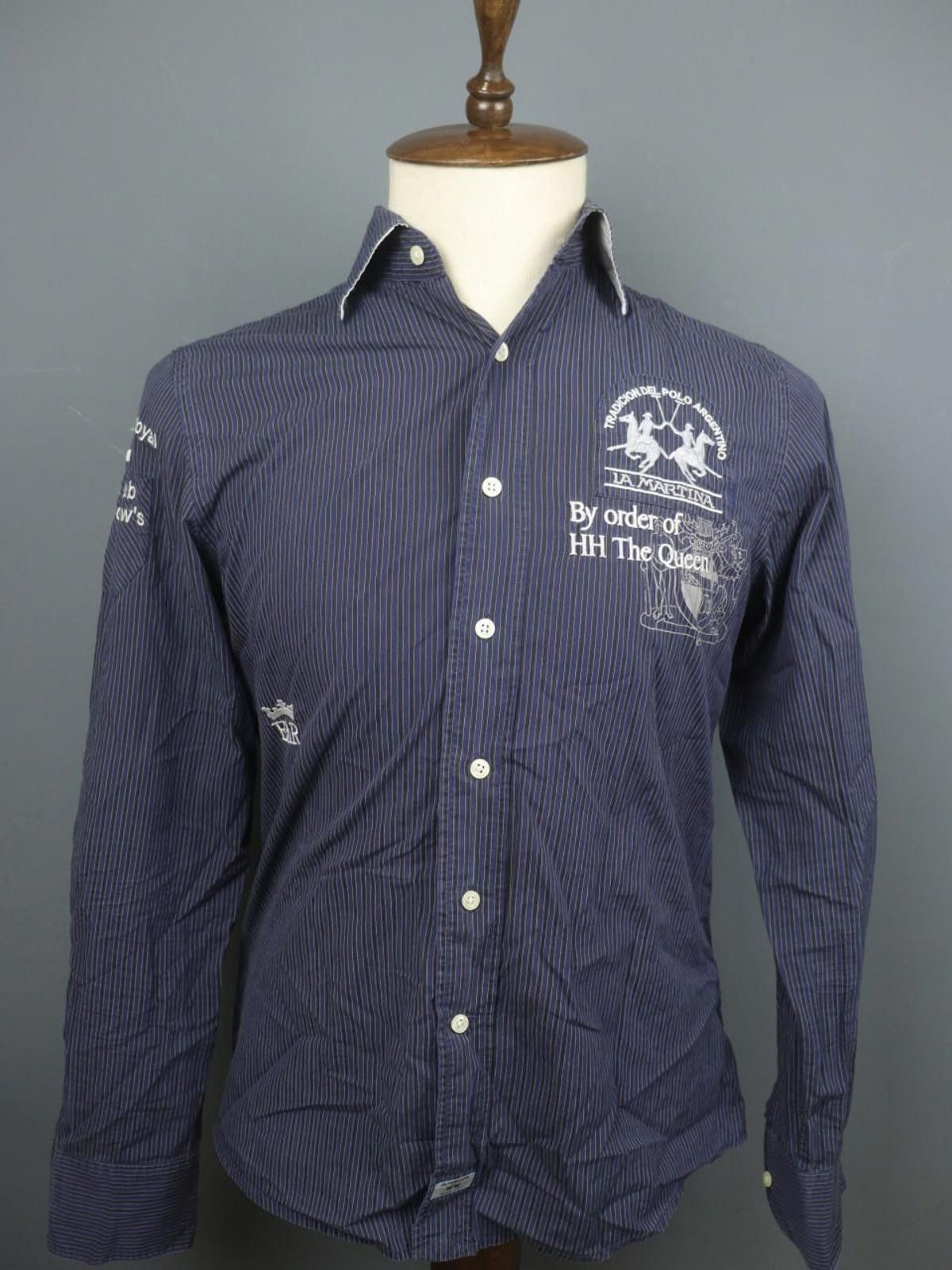 La Martina LA MARTINA Multicolor Striped Cotton Collared Shirt Size M Size US M / EU 48-50 / 2 - 4 Thumbnail