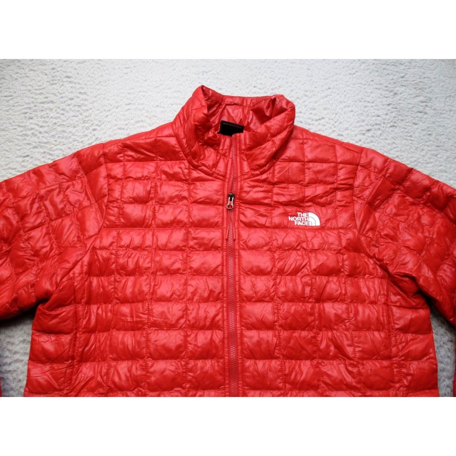The North Face The North Face Jacket Womens Large Red ThermoBall Eco Puffer Full Zip NF0A3Y3Q Size L / US 10 / IT 46 - 2 Thumbnail
