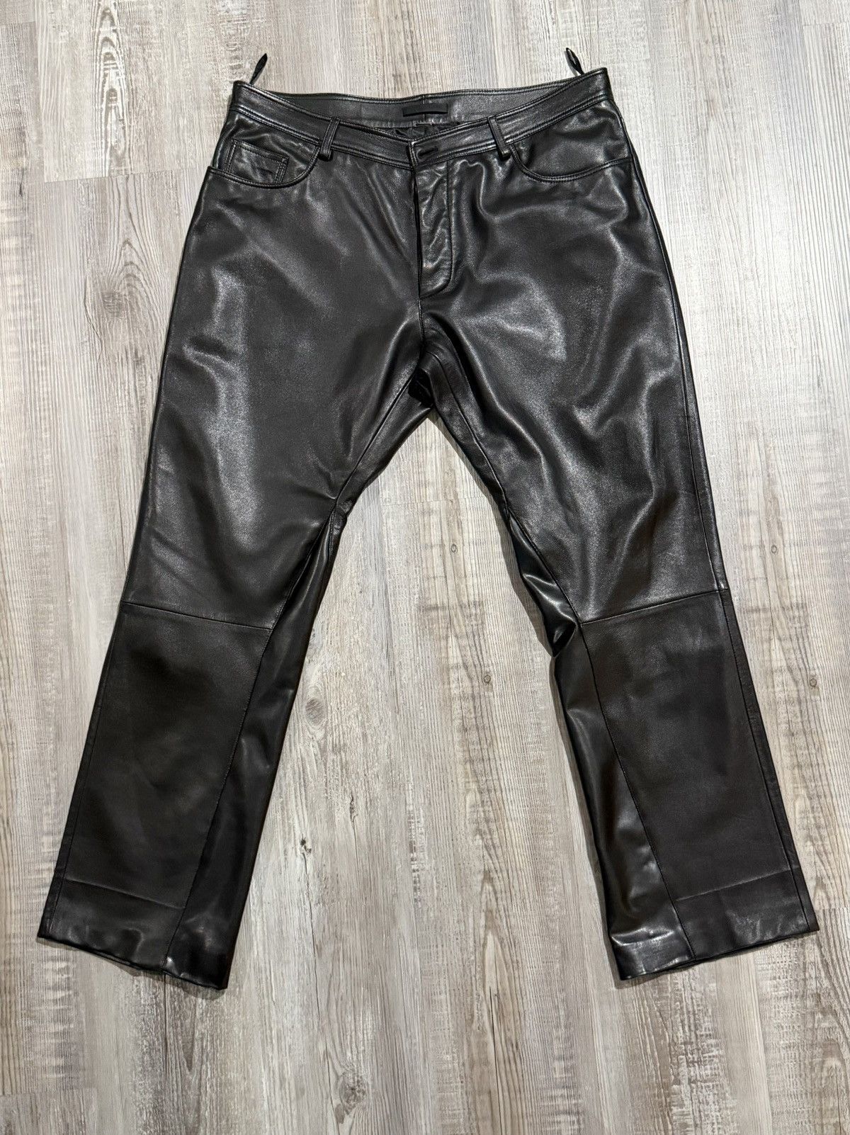 Helmut Lang Leather Pants | Grailed
