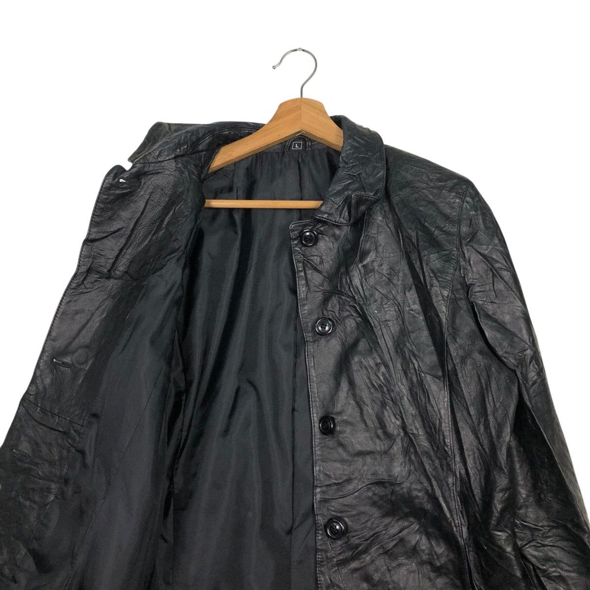 Japanese Brand 🔥VINTAGE LEATHER JACKET BIKER JUBIEN TOKYO FUR ISSEY MIYAKE Size US L / EU 52-54 / 3 - 14 Thumbnail