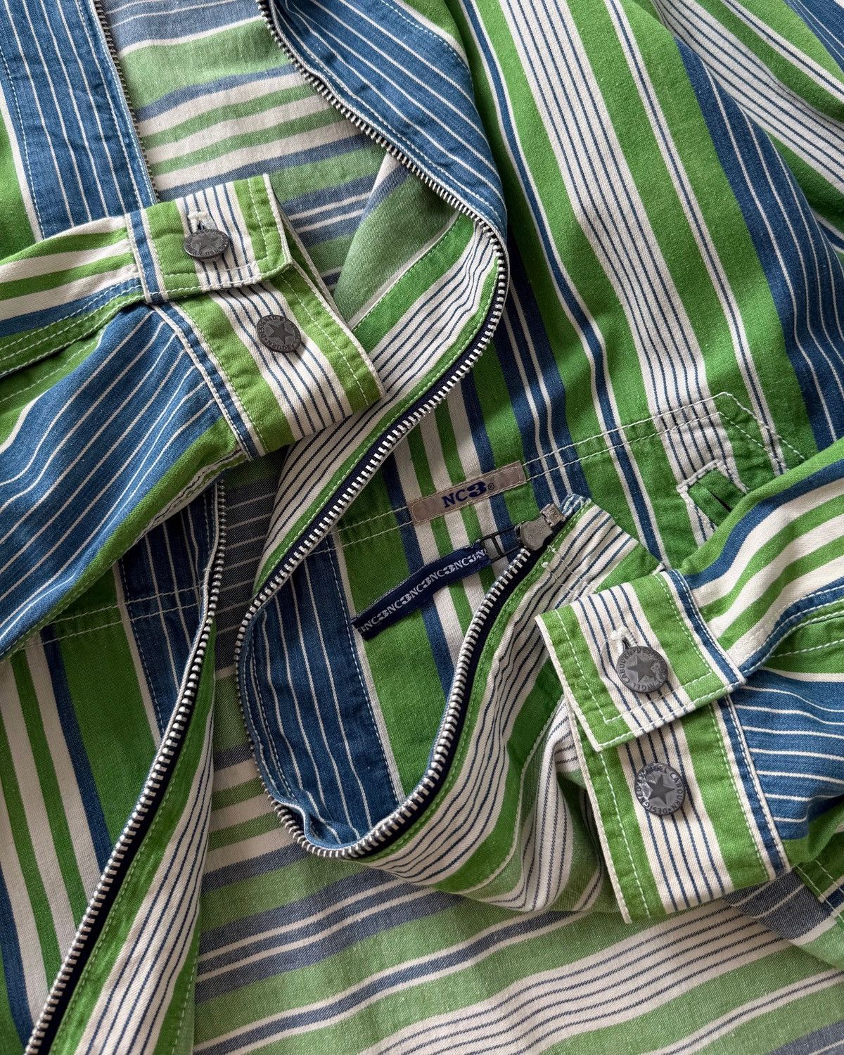 Nigel Cabourn NC3 NIGEL CABOURN BLOUSON STRIPE JACKET Size US L / EU 52-54 / 3 - 4 Thumbnail