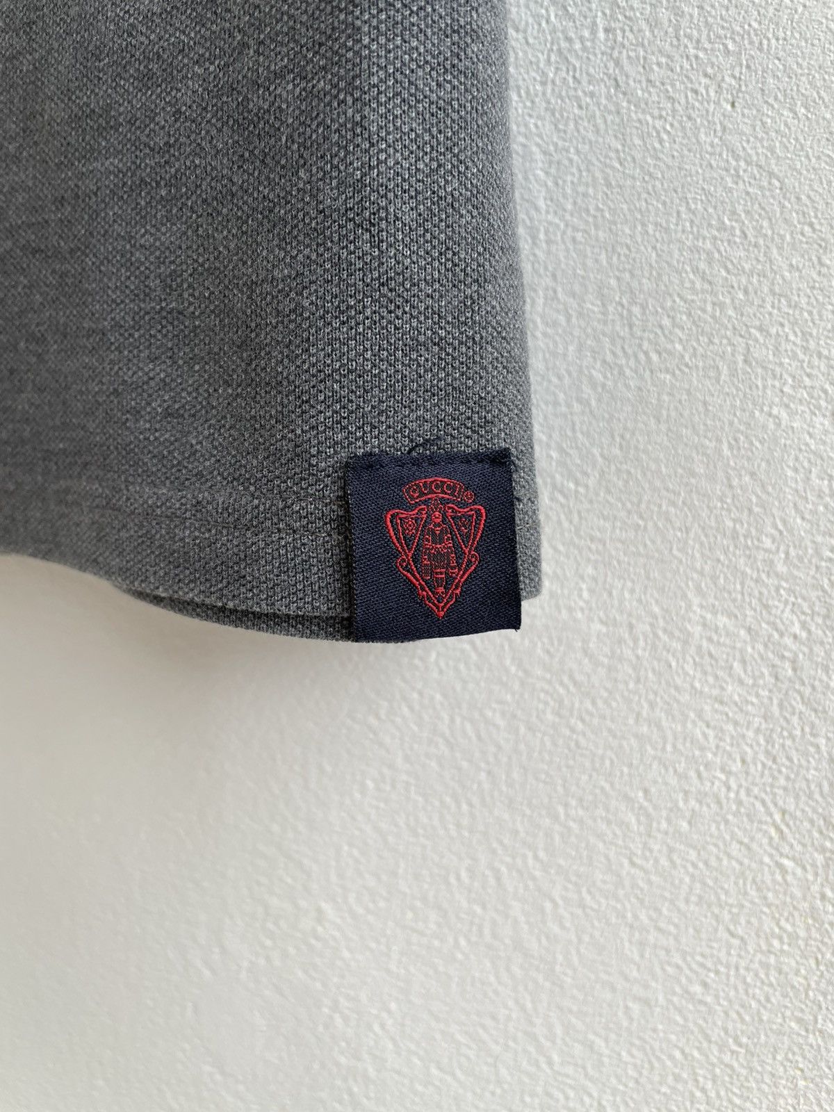 Gucci Gucci Cotton Grey Polo Shirt T Shirt Tee Logo Patched Size US XXL / EU 58 / 5 - 16 Thumbnail
