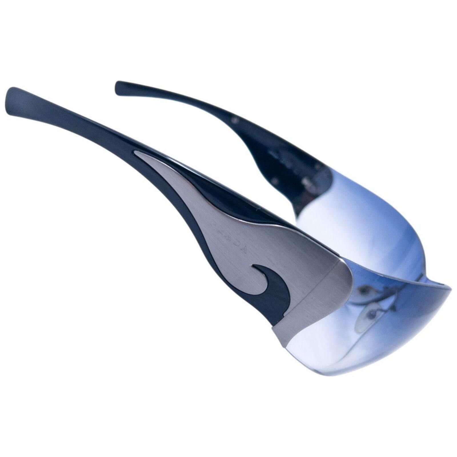 Prada Vintage 2000s Prada Swirl Sunglasses Size ONE SIZE - 3 Thumbnail