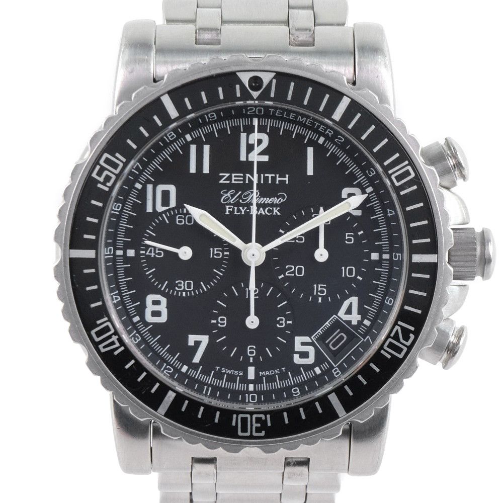ZENITH Zenith Zenith Rainbow flyback Stainless Steel Metal Automatic 01/02.0470.405 DUTY FREE for USA Size ONE SIZE - 1 Thumbnail