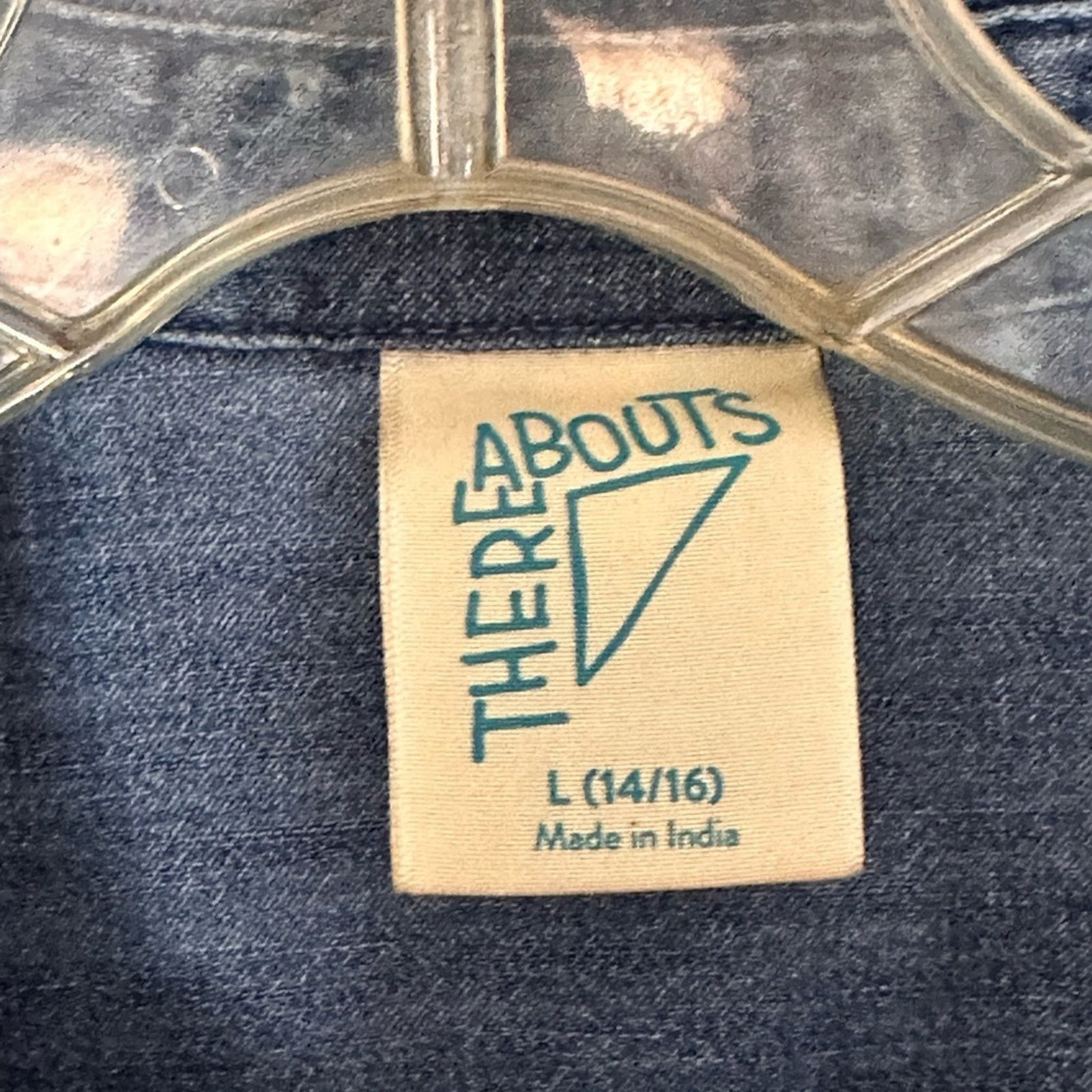 Other Vintage Deadstock There Abouts Denim Snap Front Denim Shirt Size L / US 10 / IT 46 - 4 Thumbnail