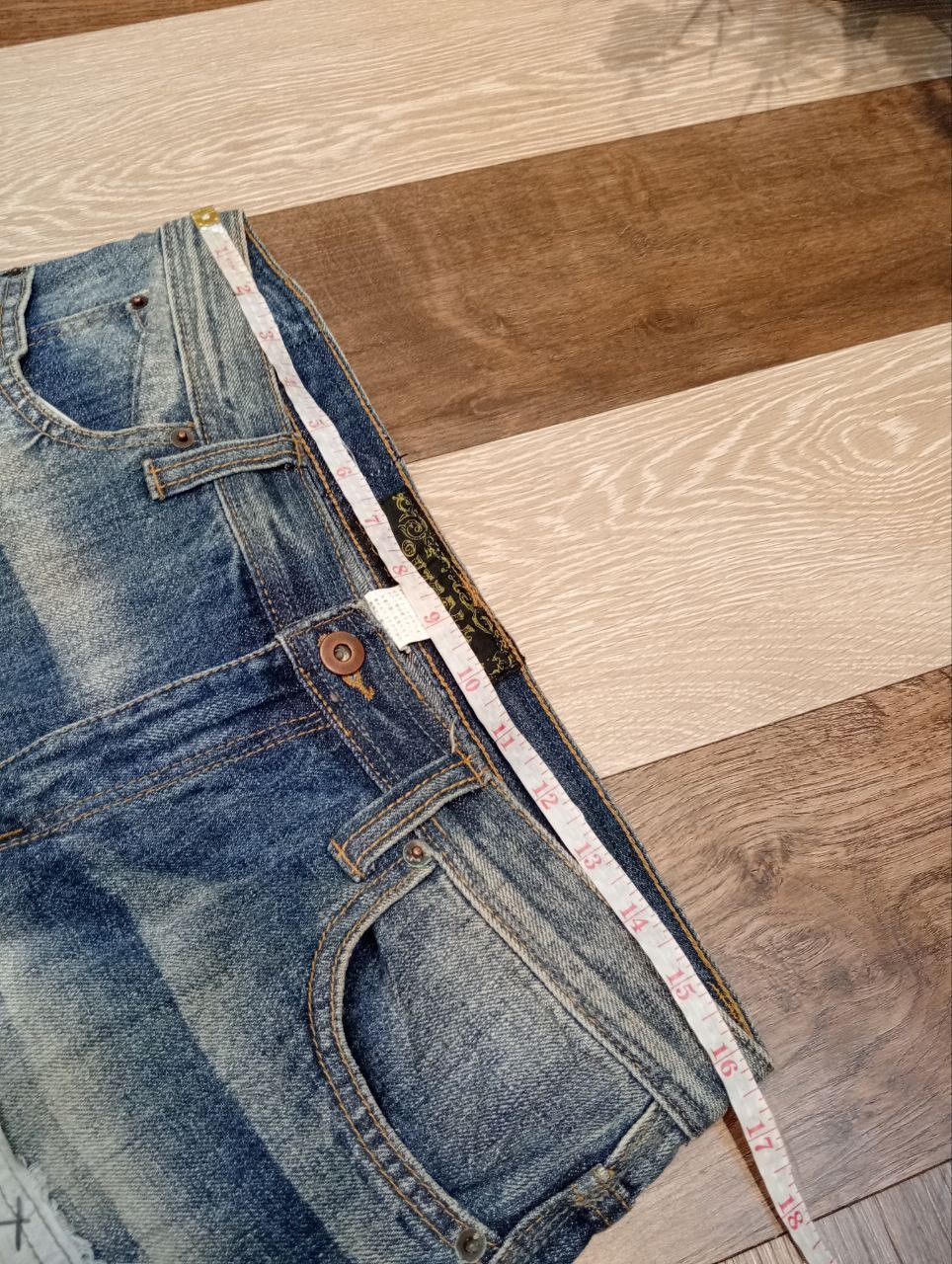 Japanese Brand JAPANESE OUTBALL WEST PATCHWORK DISTRESSED JEANS Size US 33 - 12 Thumbnail