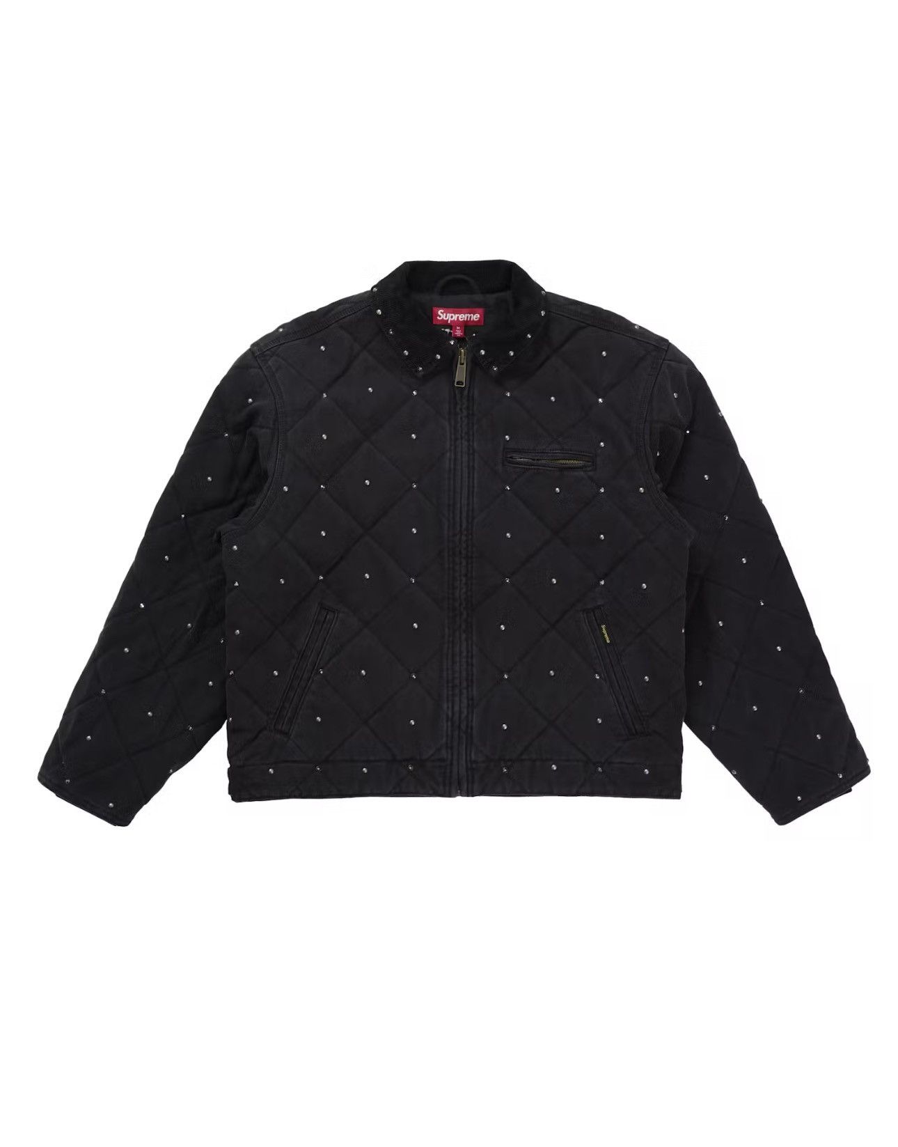 Dickies × Supreme Supreme Dickies Quilted Work Jacket Black | Grailed