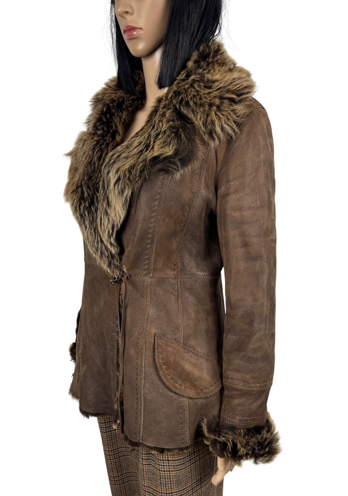 Other Rizal Coat Genuine Shearling Fur Jacket Size S / US 4 / IT 40 - 4 Thumbnail