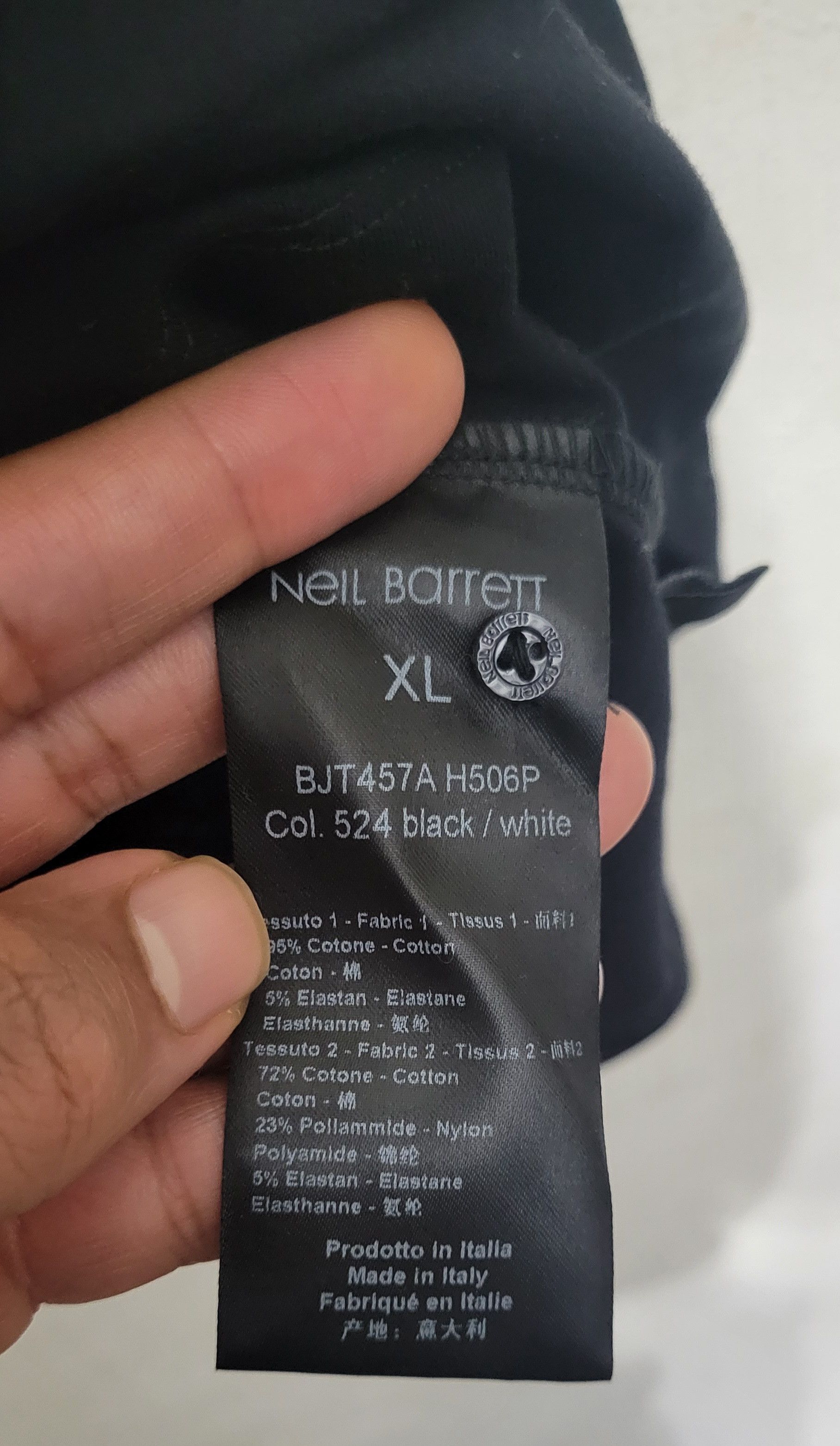 Neil Barrett Face Graphic T-Shirt Size US XL / EU 56 / 4 - 4 Thumbnail
