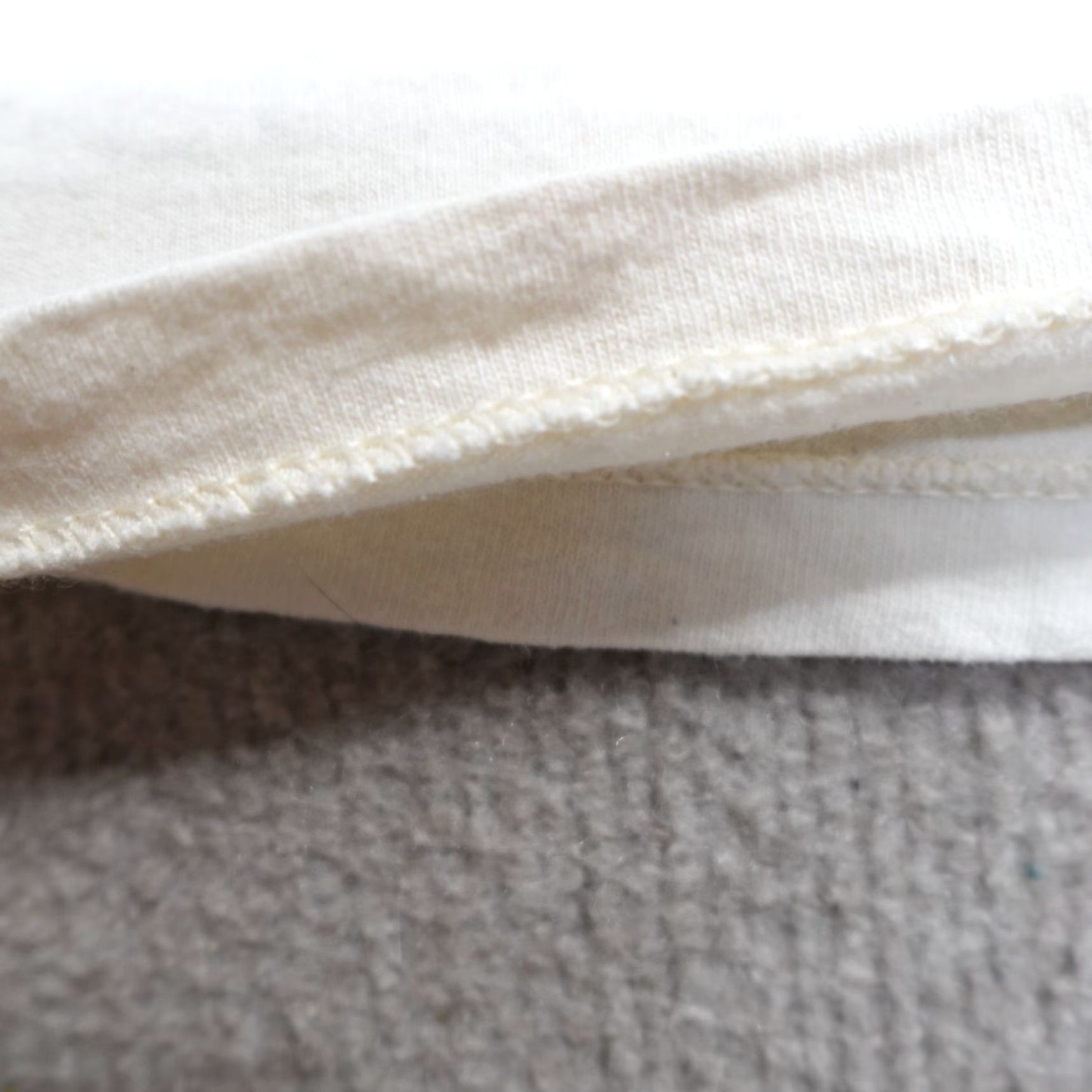 Vintage VINTAGE American Vintage Shirt XL Beige Long Sleeve Double Sided Single Stitch Men USA Crew Neck Cotton Knit T-Shirt Size US XL / EU 56 / 4 - 4 Thumbnail
