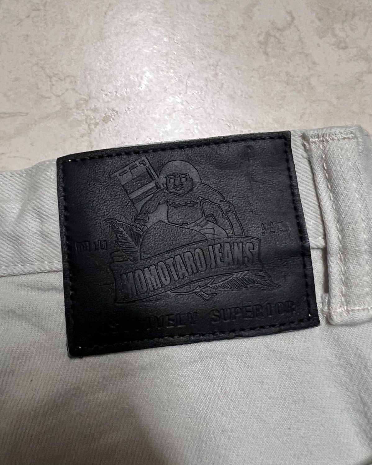 Momotaro Jeans Original Momotaro Jeans white colour Size US 38 / EU 54 - 3 Thumbnail