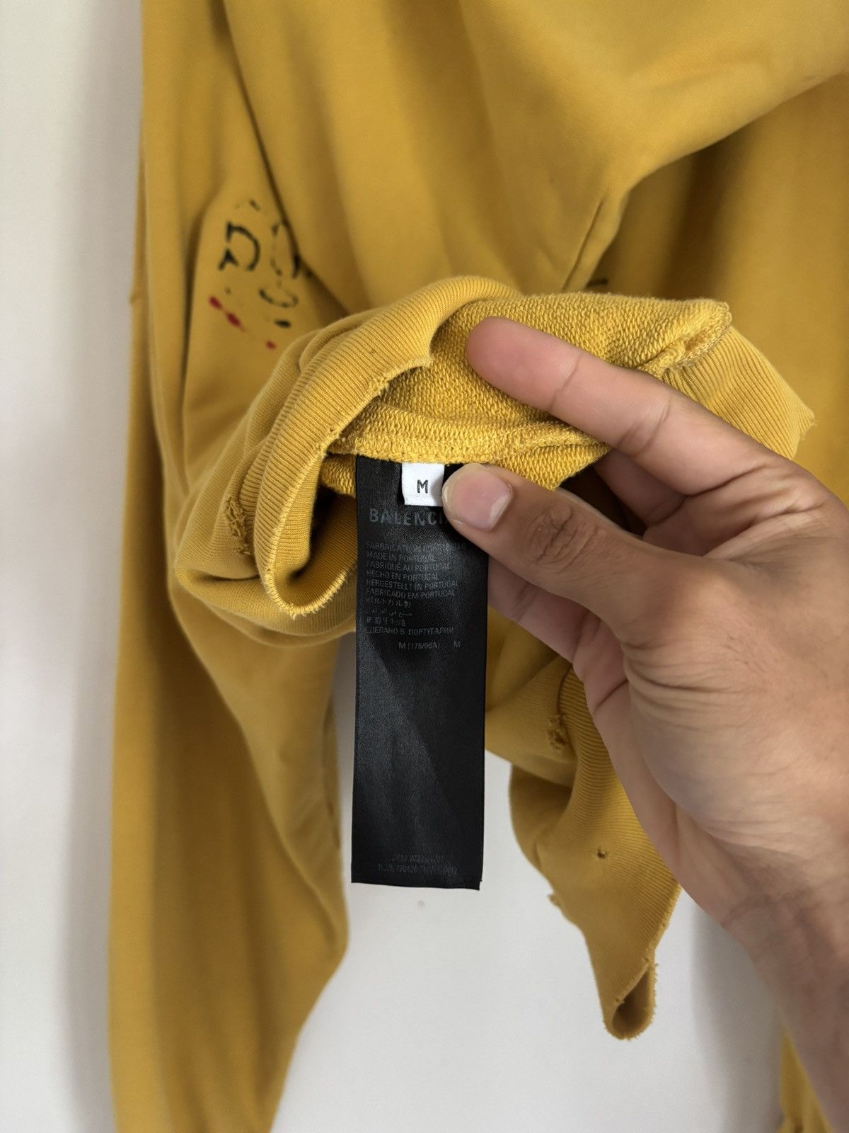 Balenciaga Balenciaga Summer 23 Sharpie Bleed hoodie Size US M / EU 48-50 / 2 - 4 Thumbnail
