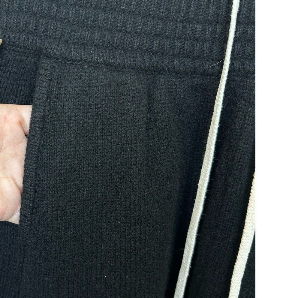 Les Tien Jet Black Cashmere Yacht Shorts size S Hand Knitted in Italy Size US 28 / EU 44 - 7 Thumbnail
