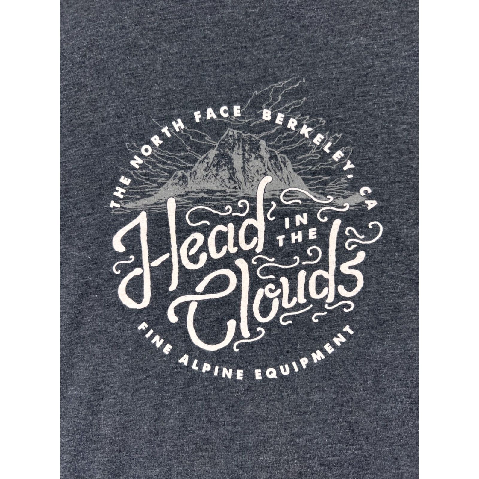 The North Face The North Face Shirt Men S Gray Short Sleeve Crew Neck Head In The Clouds Logo Vintage No Size US S / EU 44-46 / 1 - 6 Thumbnail