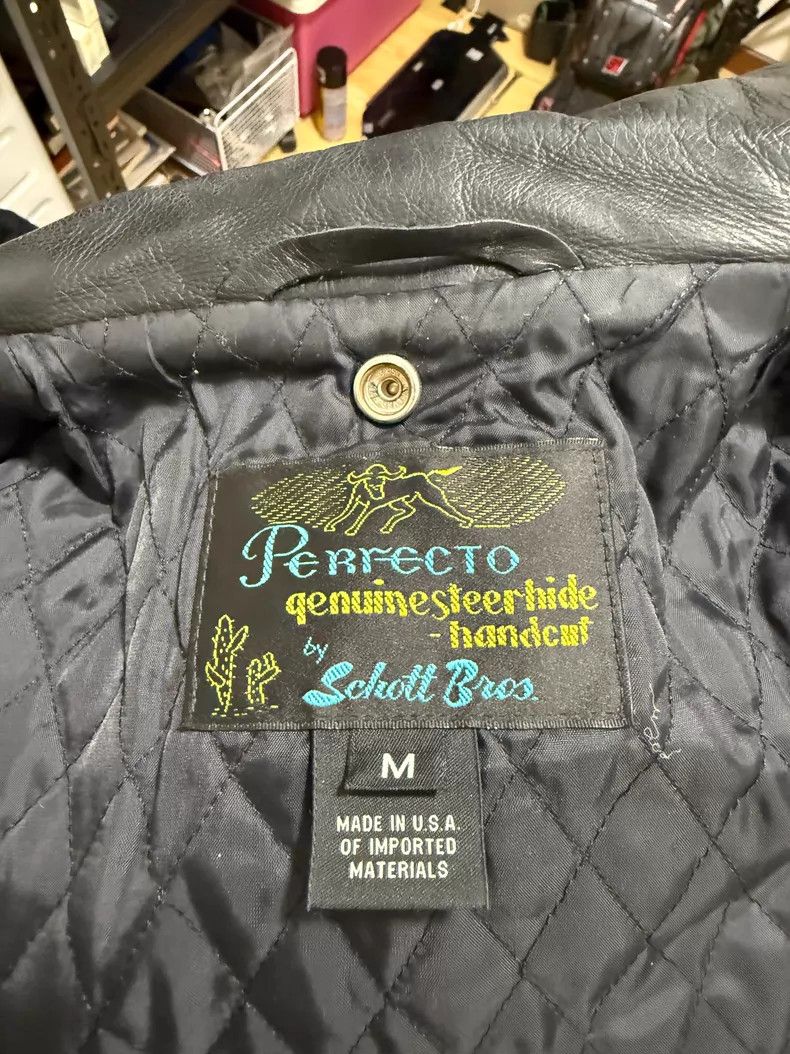 Other Schott 519 Leather Jacket Size US M / EU 48-50 / 2 - 7 Thumbnail