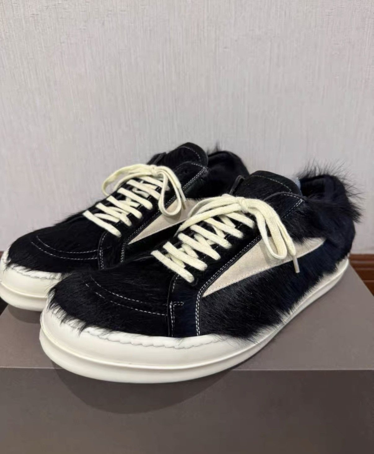 Rick Owens Rick Owens RO New Season Pony Hair Casual Sneakers Size US 11 / EU 44 - 1 Thumbnail