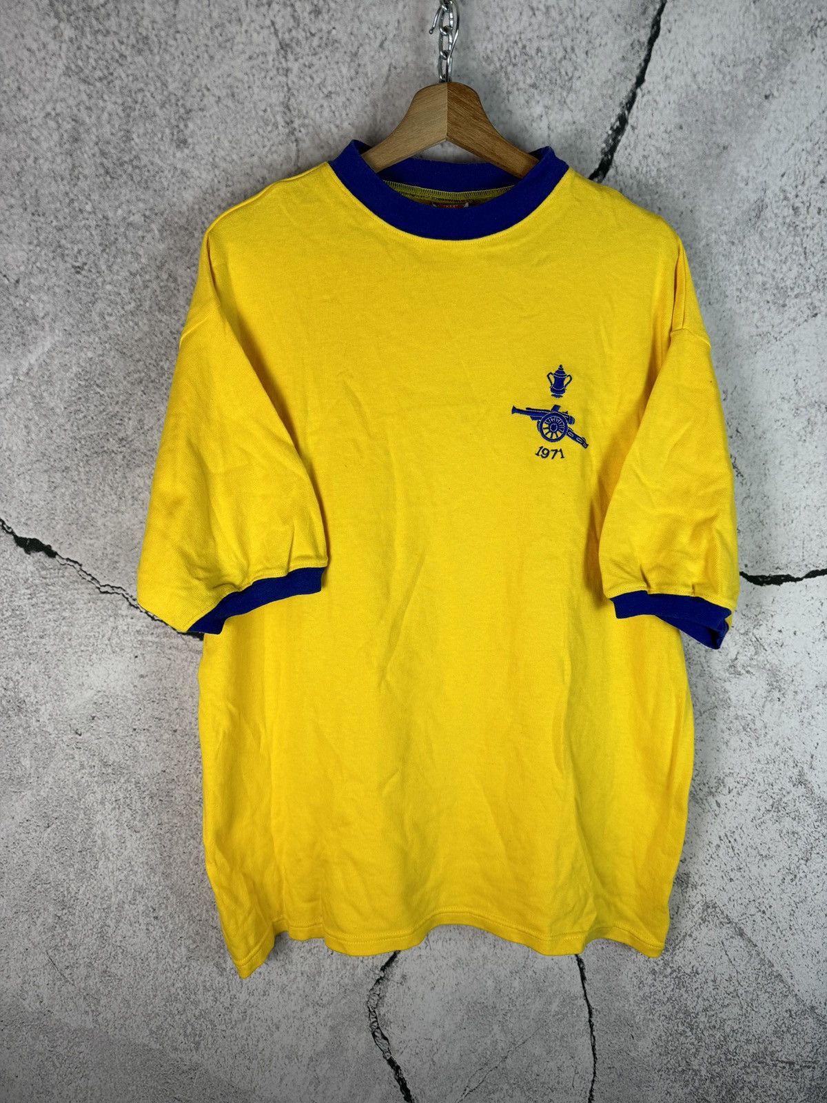 Vintage 1950 Arsenal London Toffs Retro 90s Vintage Soccer Jersey Size US XL / EU 56 / 4 - 1 Thumbnail