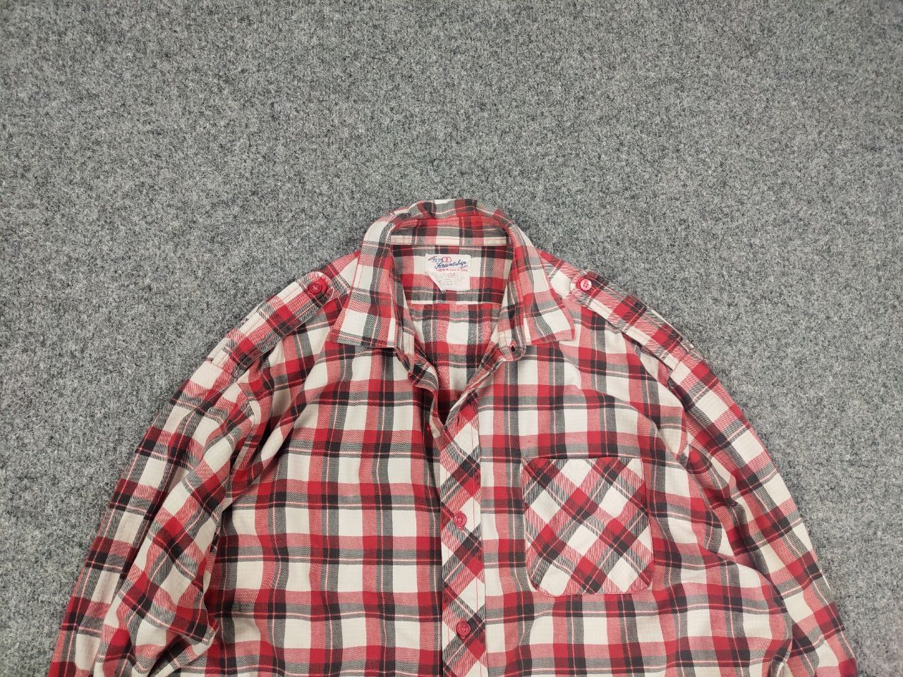 Japanese Brand Vintage 90's Friendship Japan Design Flannel Check Shirt Size US M / EU 48-50 / 2 - 5 Thumbnail