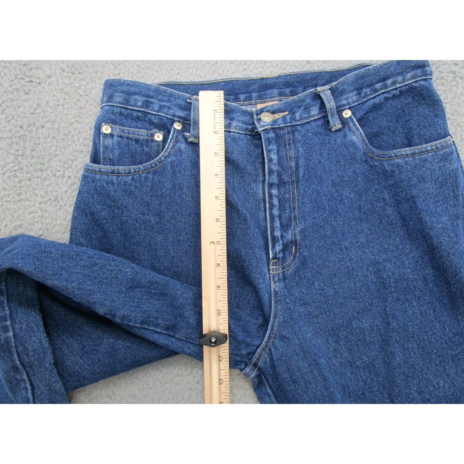 Vintage Vintage STO 90s Y2K Blue Denim Capri Jeans Women’s Size 10P Petite 100% Cotton STO Jeans Capri Women’s 90s Size 32" / US 10 / IT 46 - 6 Thumbnail