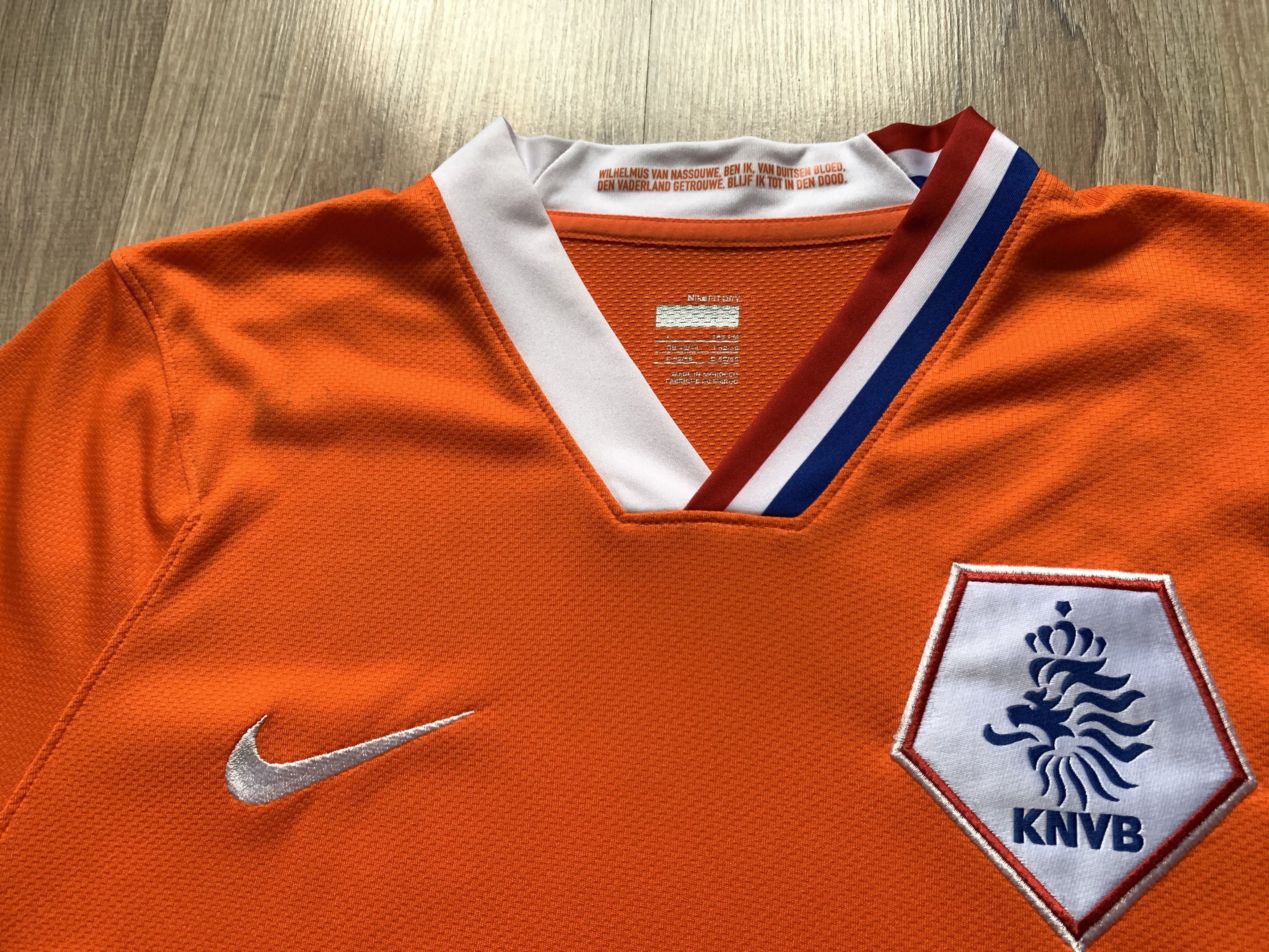Nike × Vintage Vintage Nike Netherlands Home Shirt 2008-2010 Size US L / EU 52-54 / 3 - 5 Thumbnail
