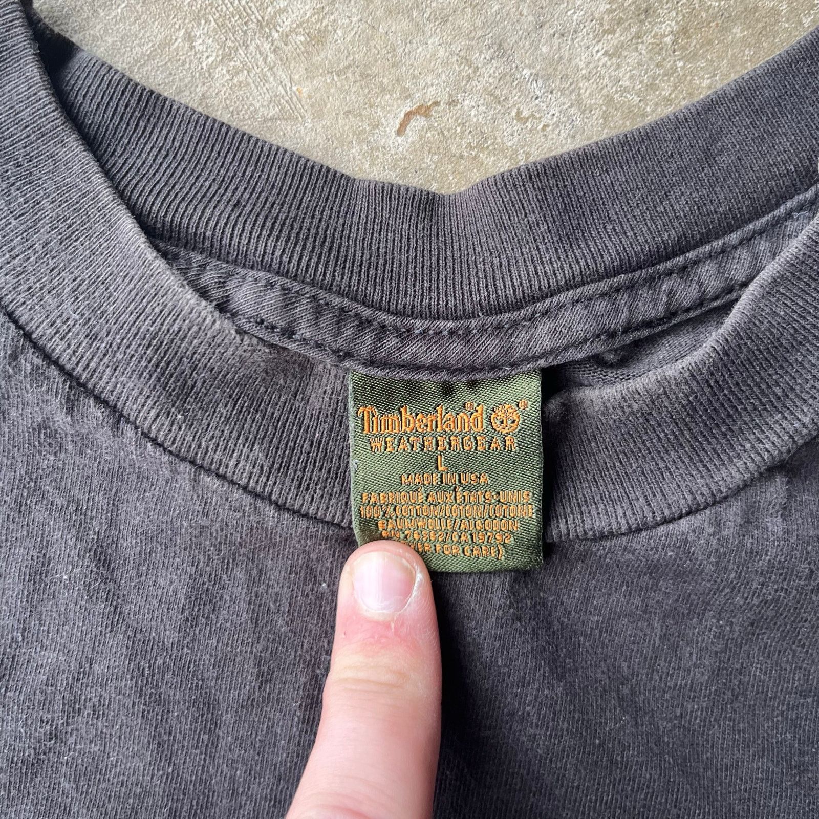 Vintage VINTAGE TIMBERLAND SHIRT 90S USA LARGE BLANK FADED Size US L / EU 52-54 / 3 - 4 Thumbnail