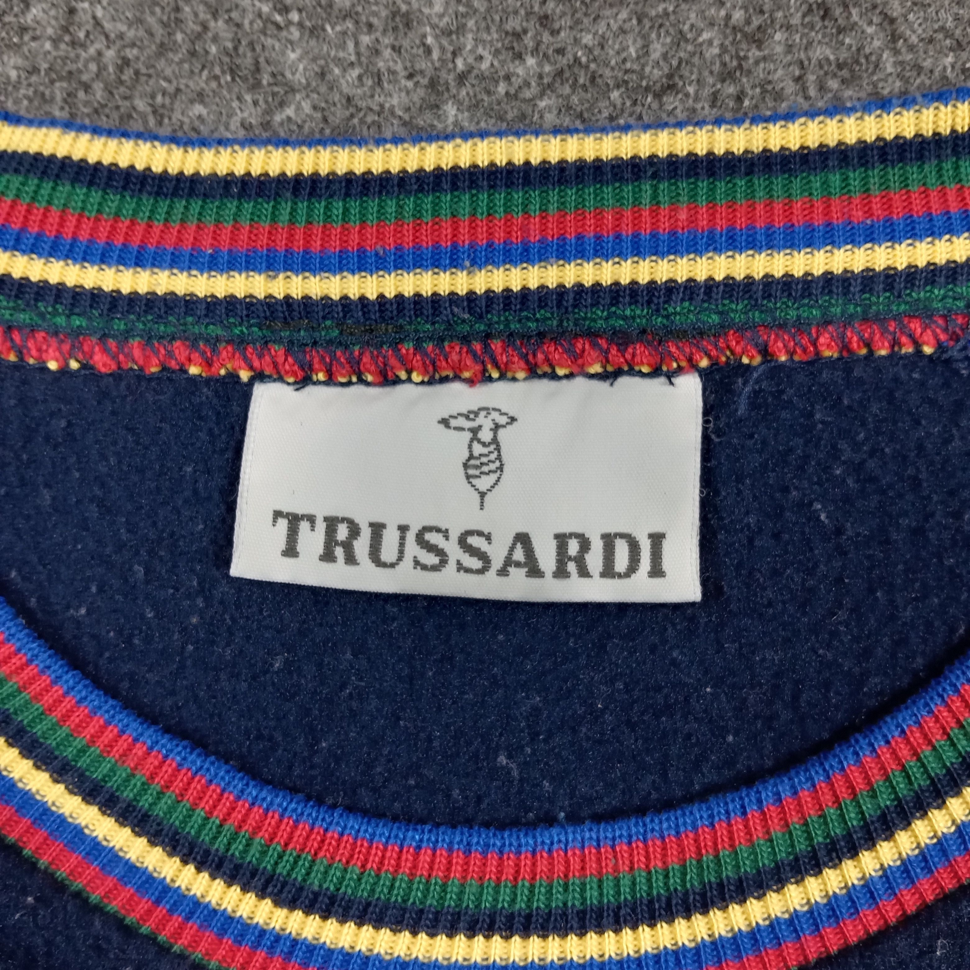 Trussardi Trussardi Italy Embroidered Logo Sweatshirt C281N18 Size US M / EU 48-50 / 2 - 3 Thumbnail