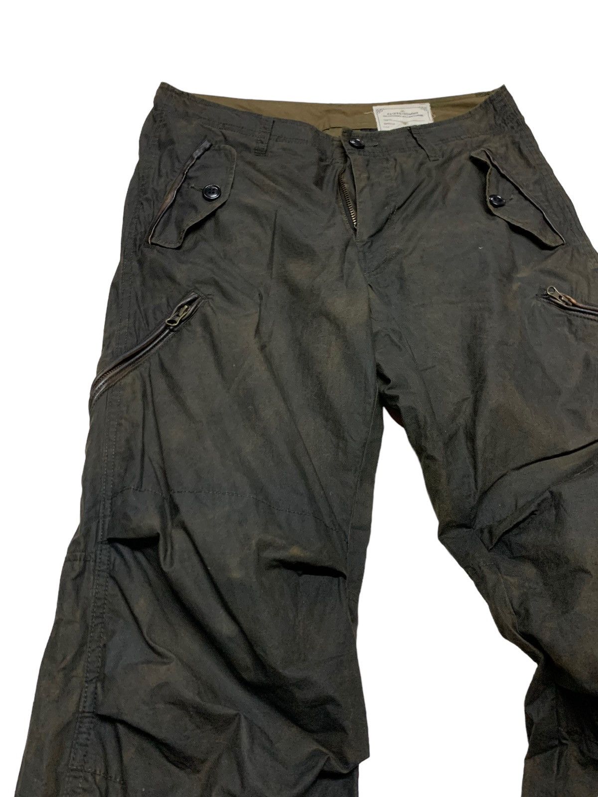 Designer 291285= HOMME multi pocket cargo pants Size US 33 - 5 Thumbnail
