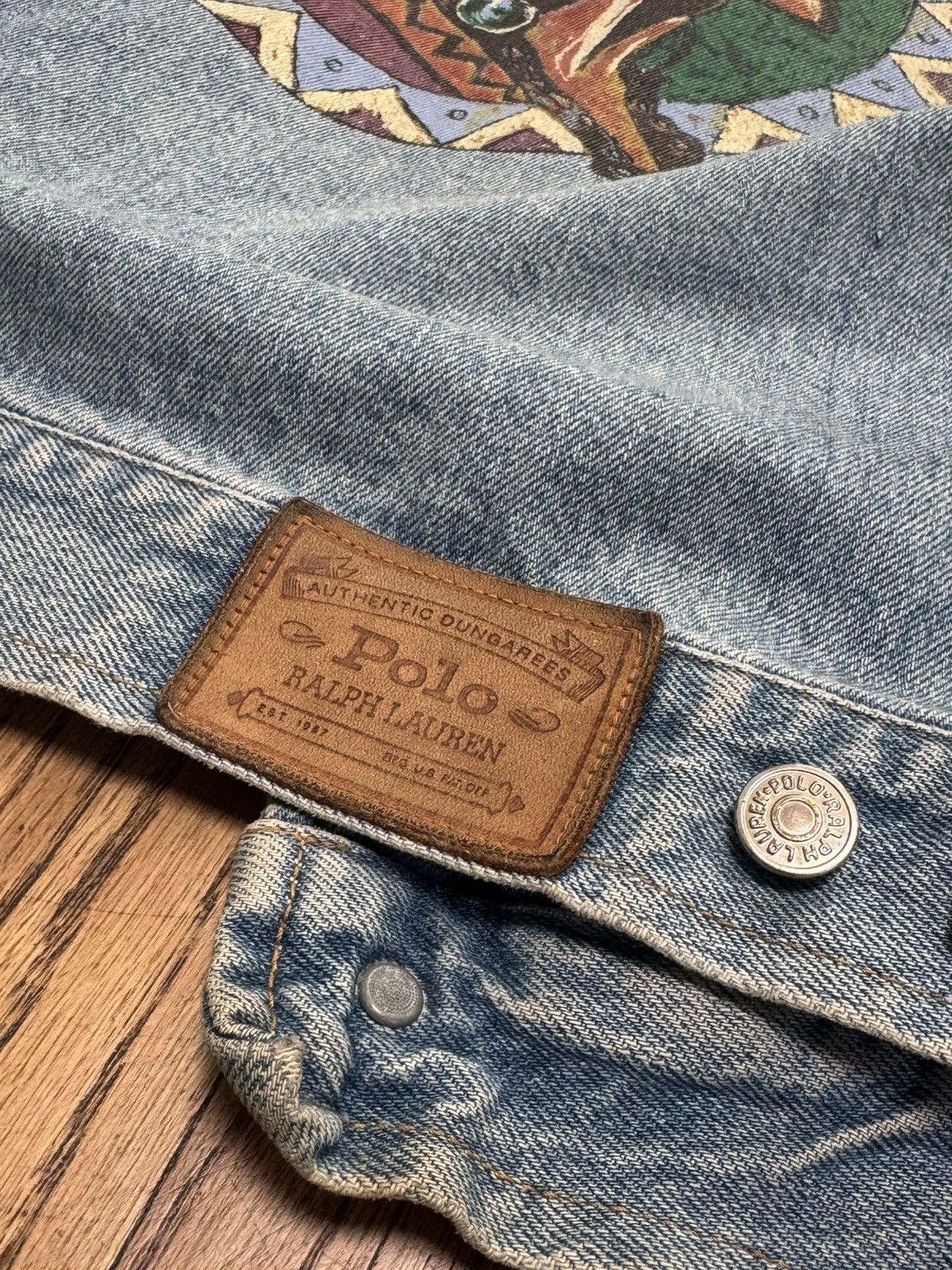 Ralph Lauren Vintage Ralph Lauren Indian Chief Denim Ranch Jacket Size US M / EU 48-50 / 2 - 6 Thumbnail