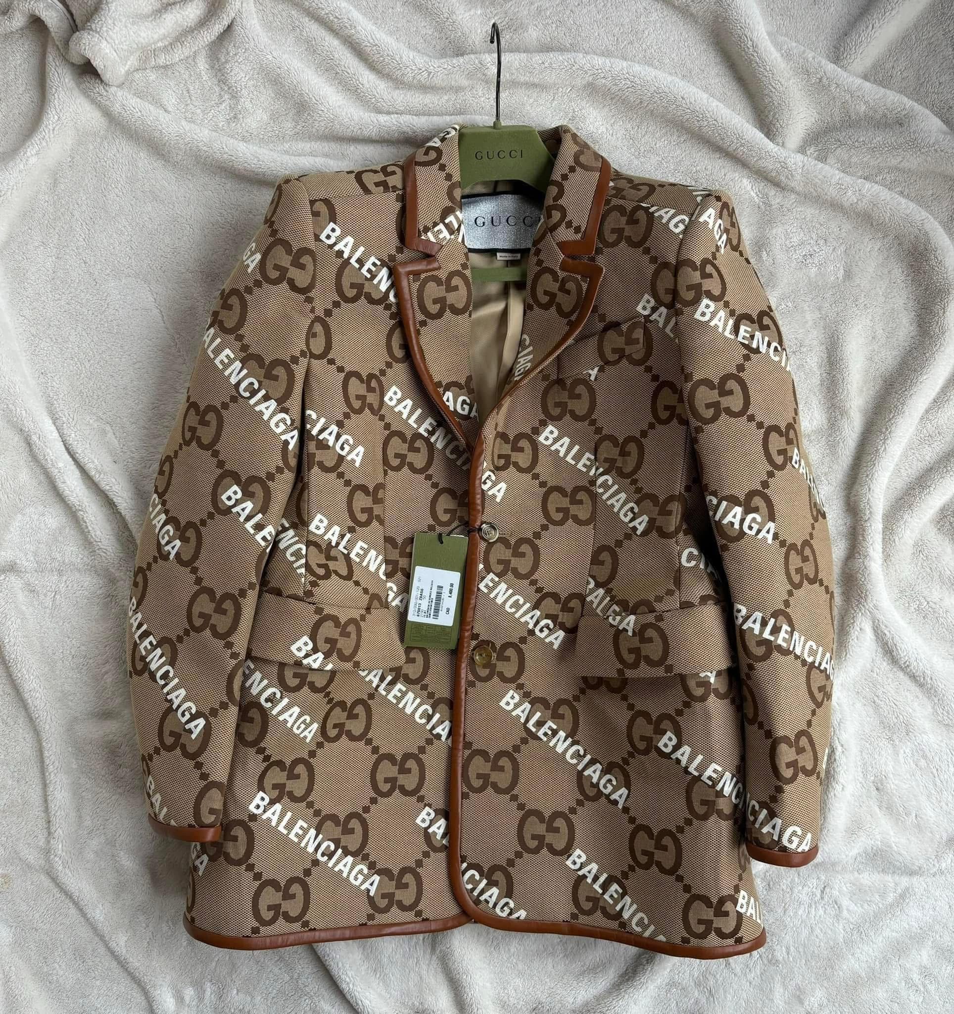 Gucci × The North Face Gucci x Balenciaga Hacker Project Jumbo GG Jacke Size 50R - 1 Thumbnail